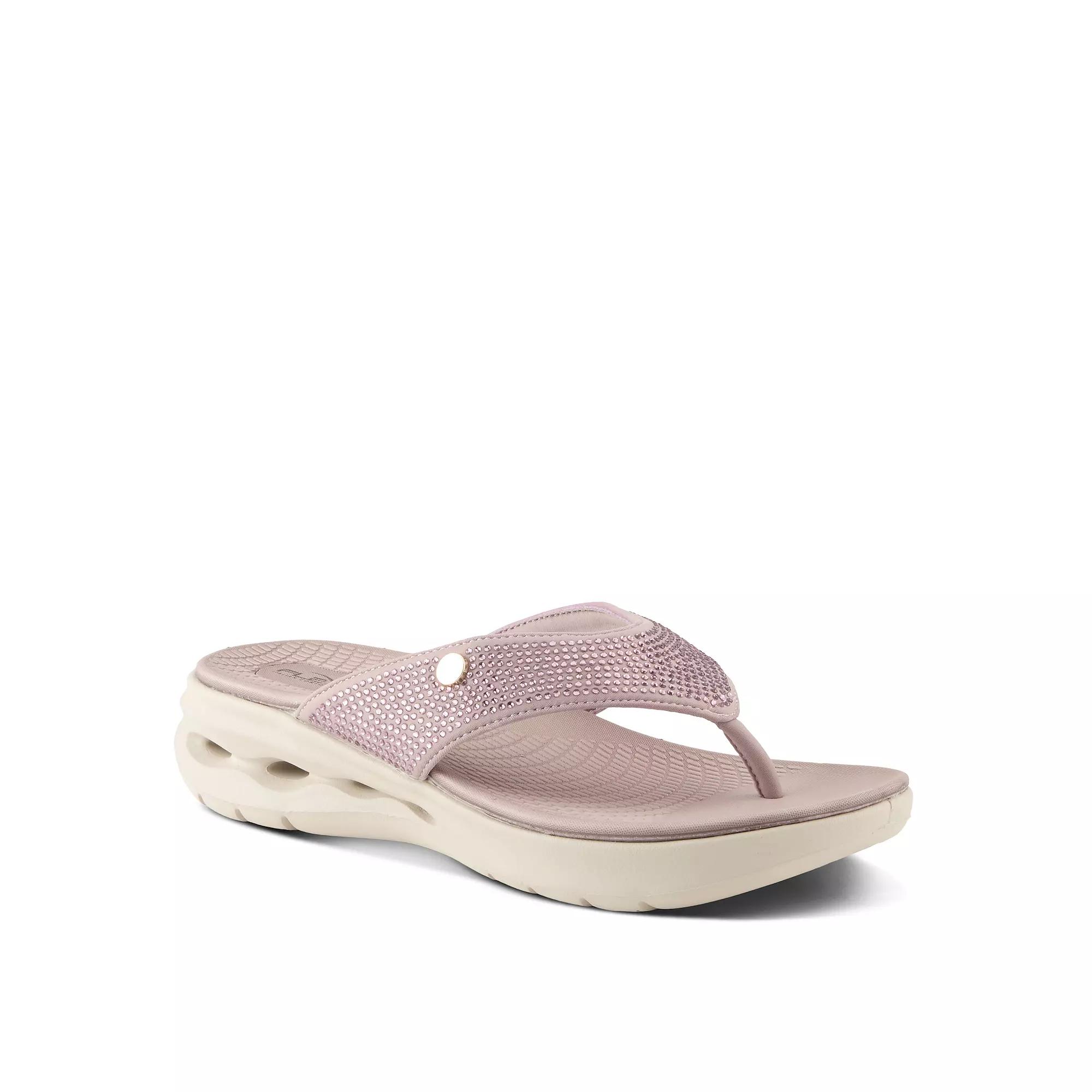 Flexus by Spring Step Women's Gorski Thong Sandals, Size: 37, Pink Product Image