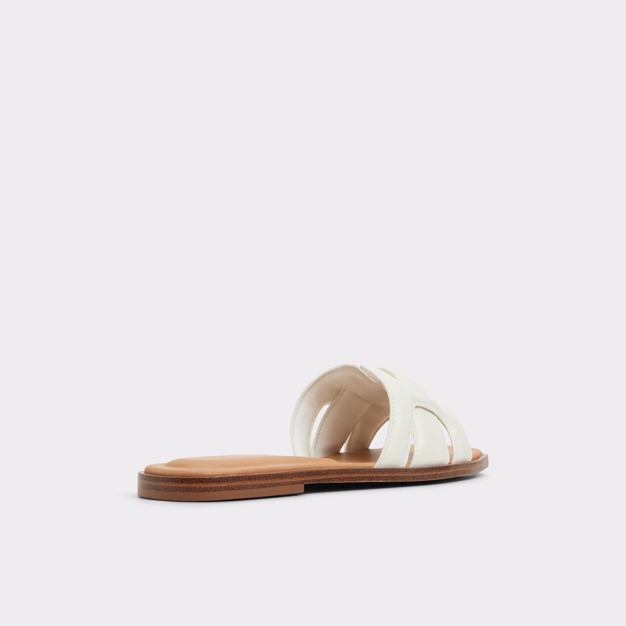 Eleny White Women's Flat Sandals | ALDO US Product Image
