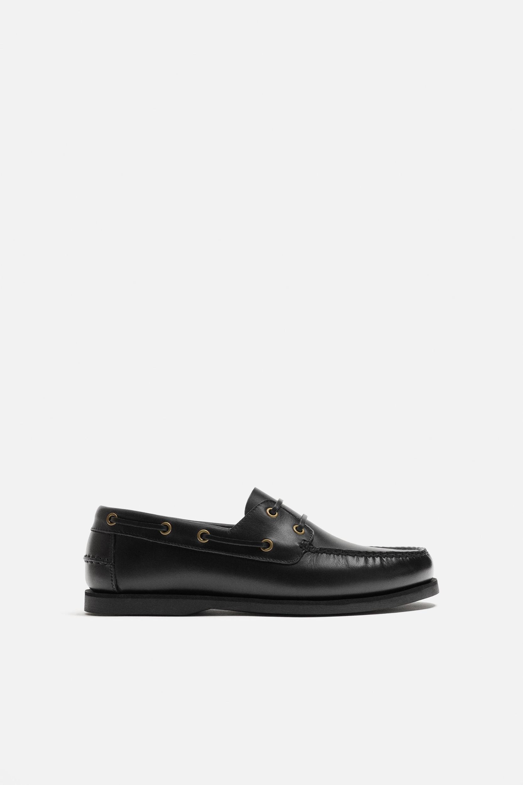 LIMITED EDITION LEATHER BOAT SHOES Product Image