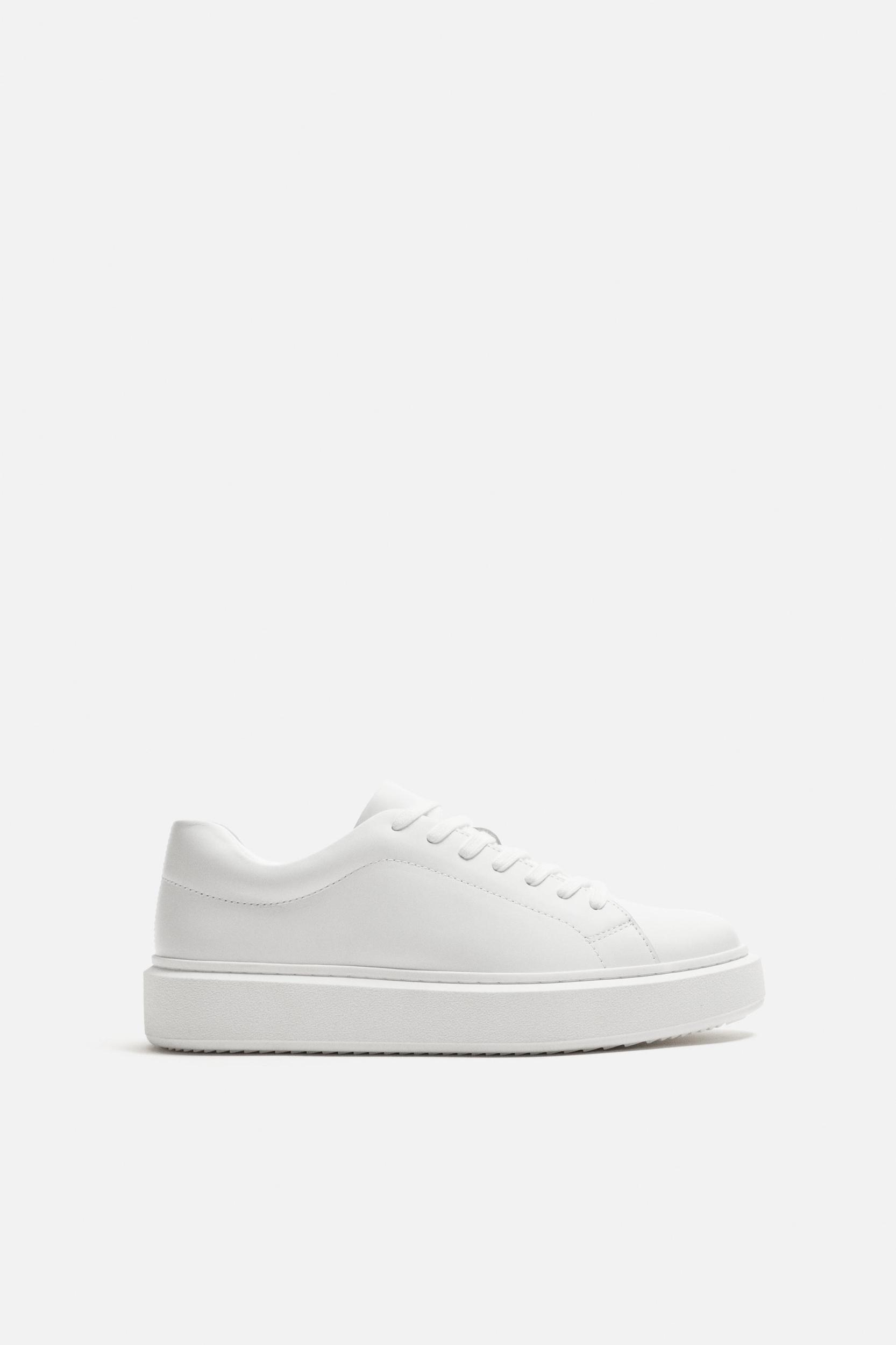 CHUNKY LEATHER SNEAKERS Product Image