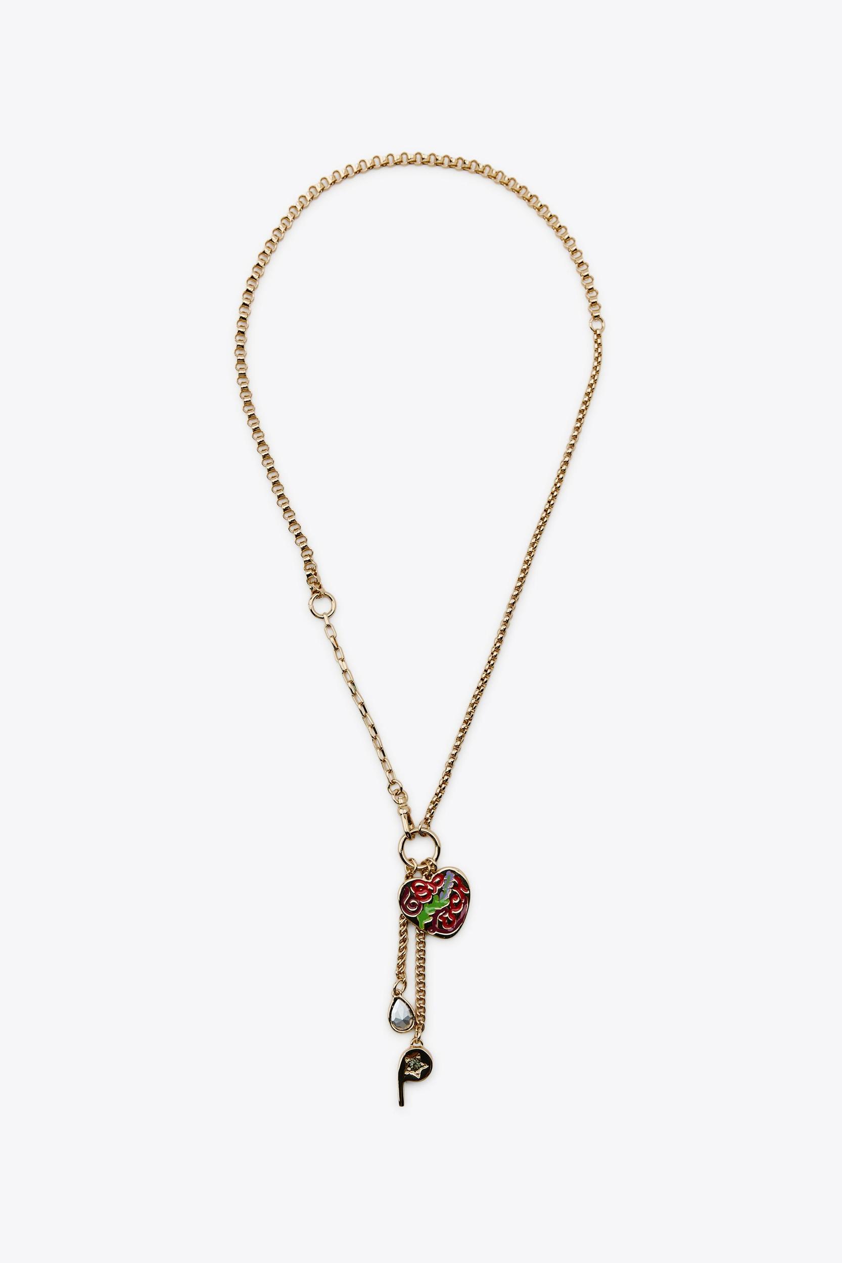 2-PACK OF ENAMELED SKULL NECKLACES Product Image