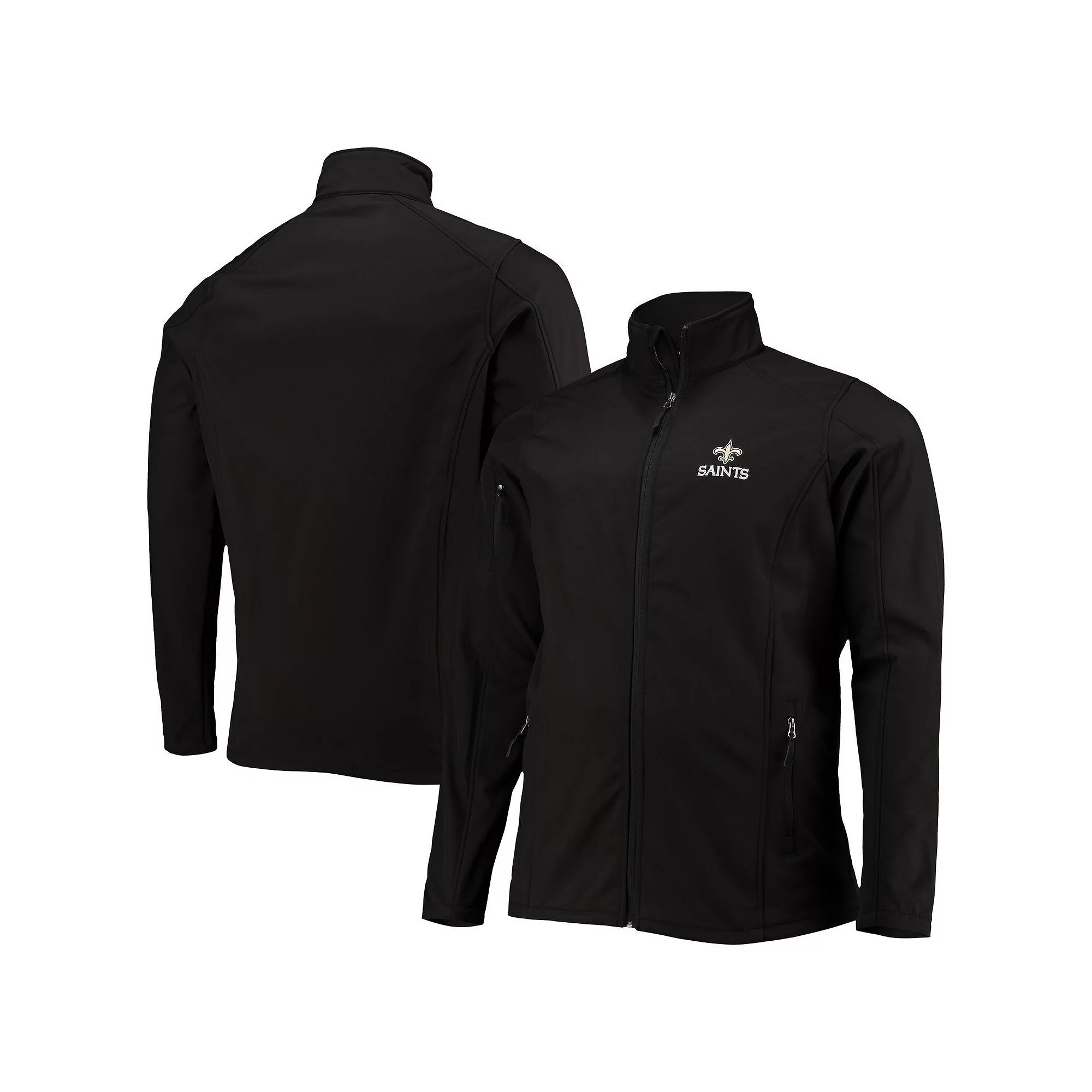 Men's Dunbrooke Black New Orleans Saints Big & Tall Sonoma Softshell Full-Zip Jacket,  Product Image