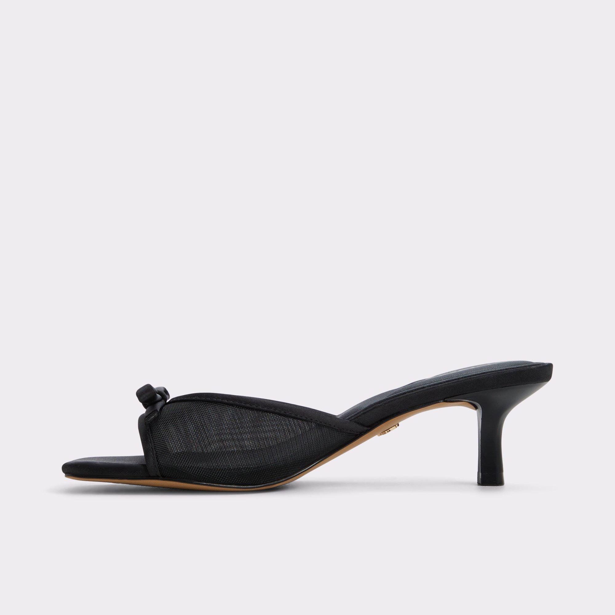 Begoniaa Black Women's Heeled mules | ALDO US Product Image
