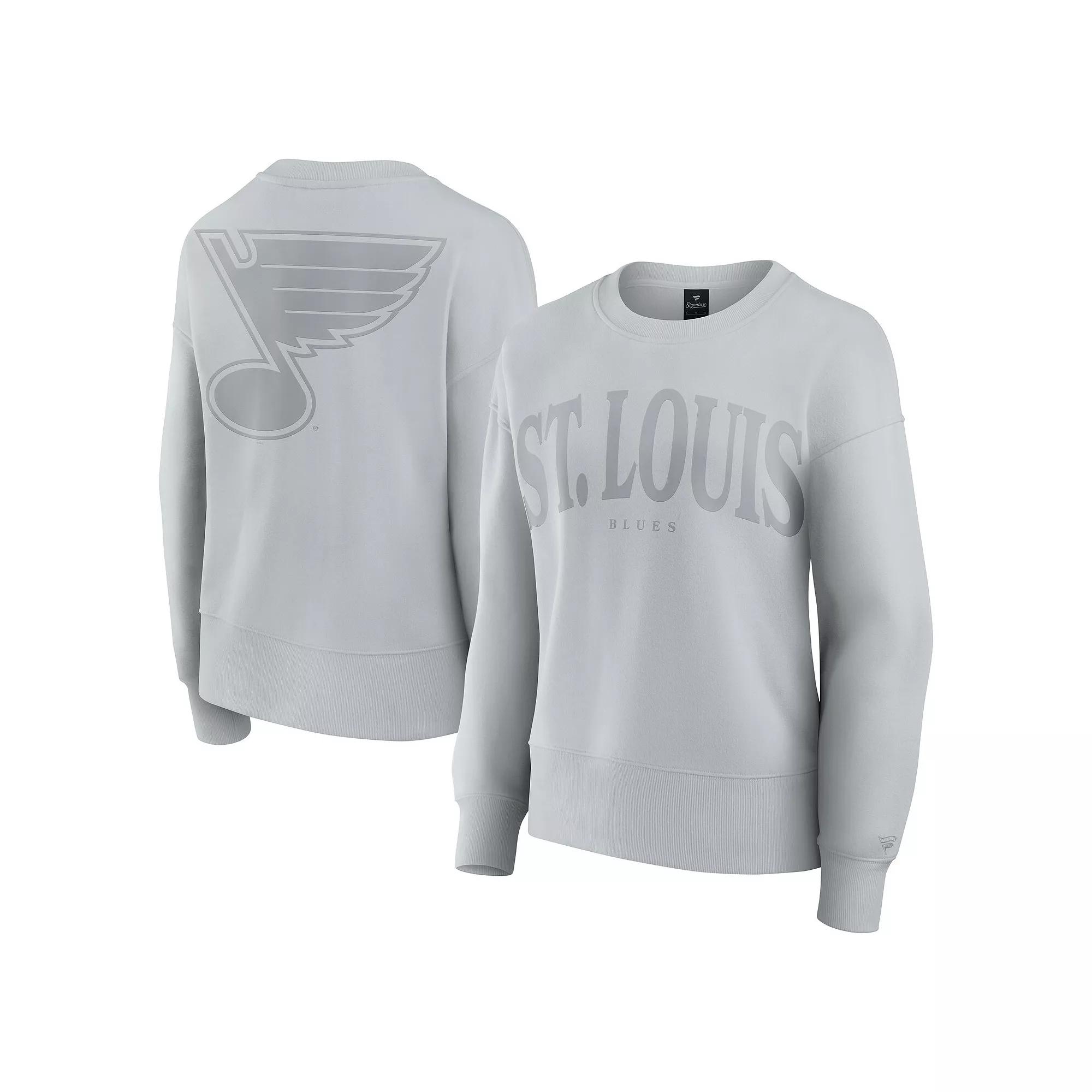 Womens Fanatics Gray St. Louis Blues Elements Flow Pullover Sweatshirt Product Image