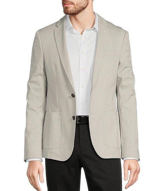 Murano Slim Fit Patterned Knit Suit Separates Blazer Product Image