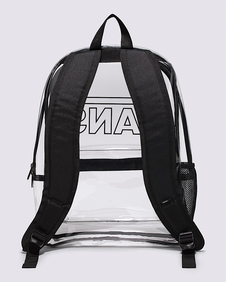 Old Skool Clear Backpack in Clear / Black| Vans US Product Image