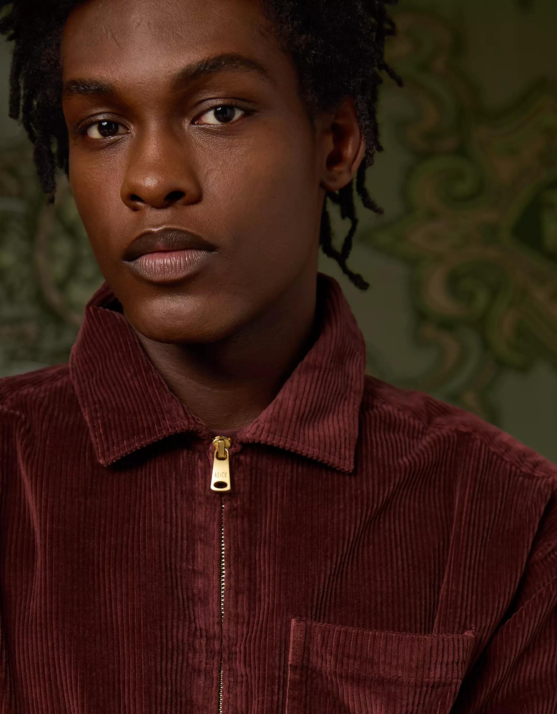 AE x Tru Kolors Corduroy Full-Zip Mechanic Jacket Product Image