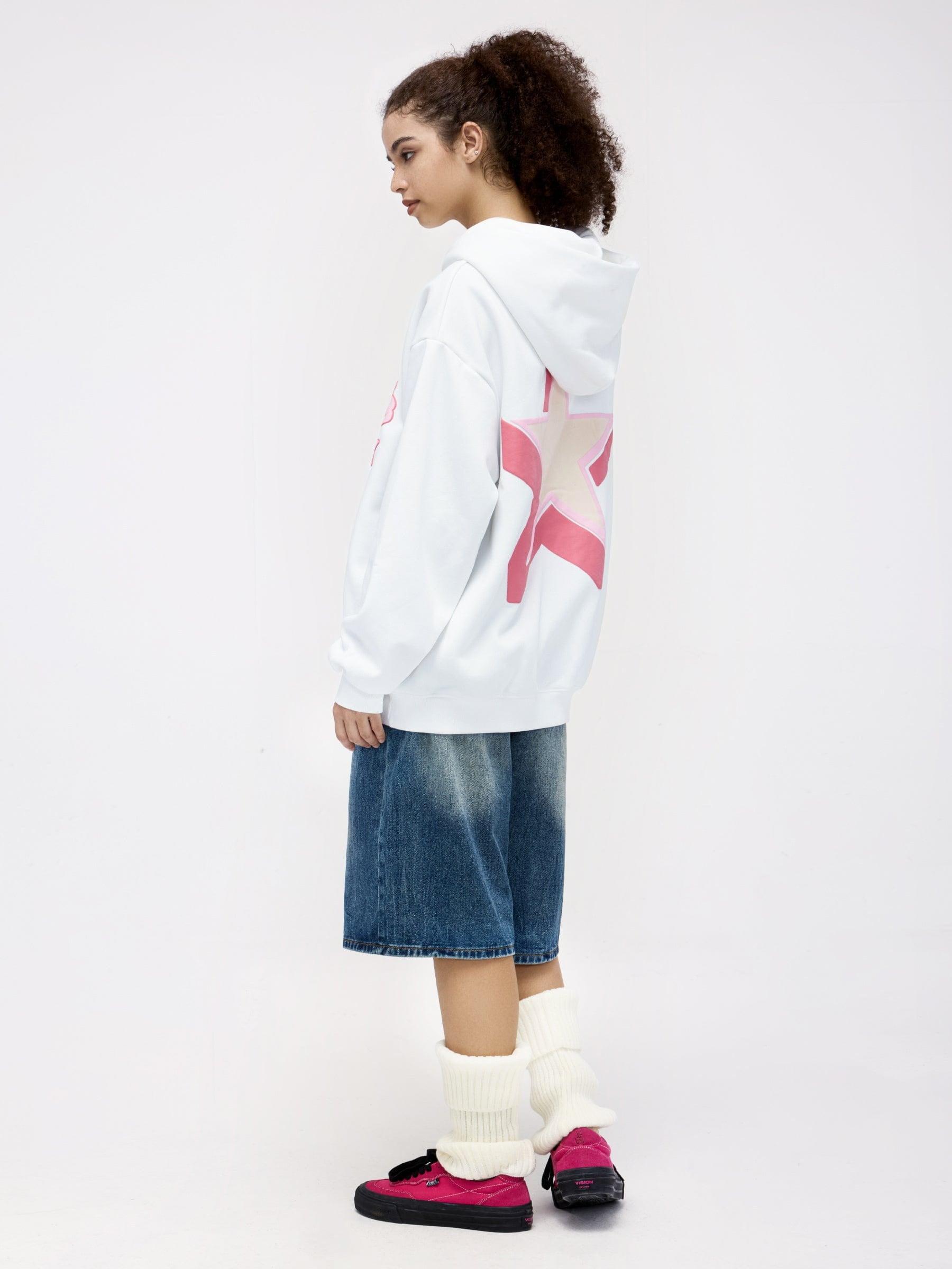 Aelfric Eden Oversized Star Graphic Hoodie Product Image