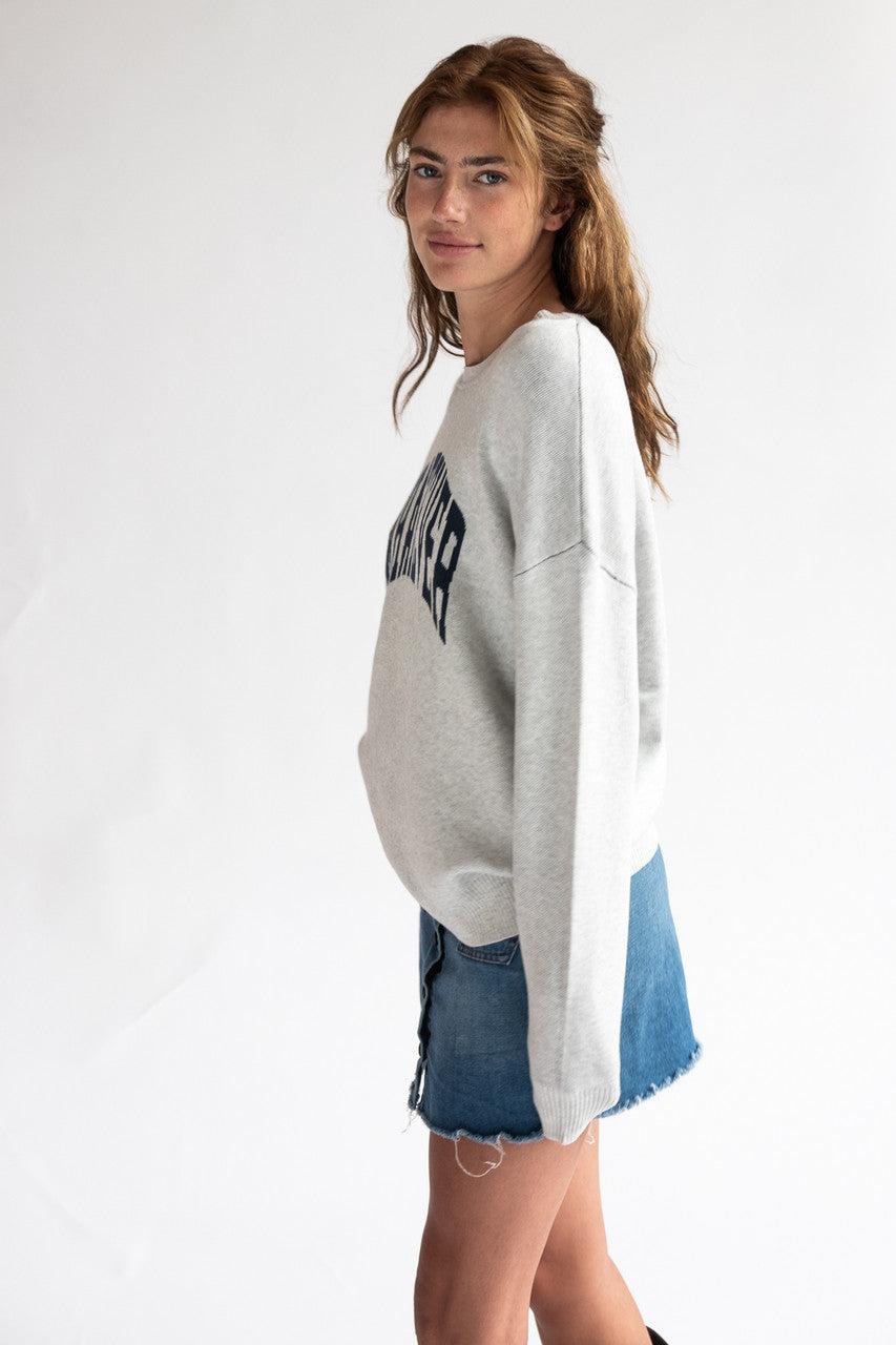 Graphic Knit Sweater Product Image