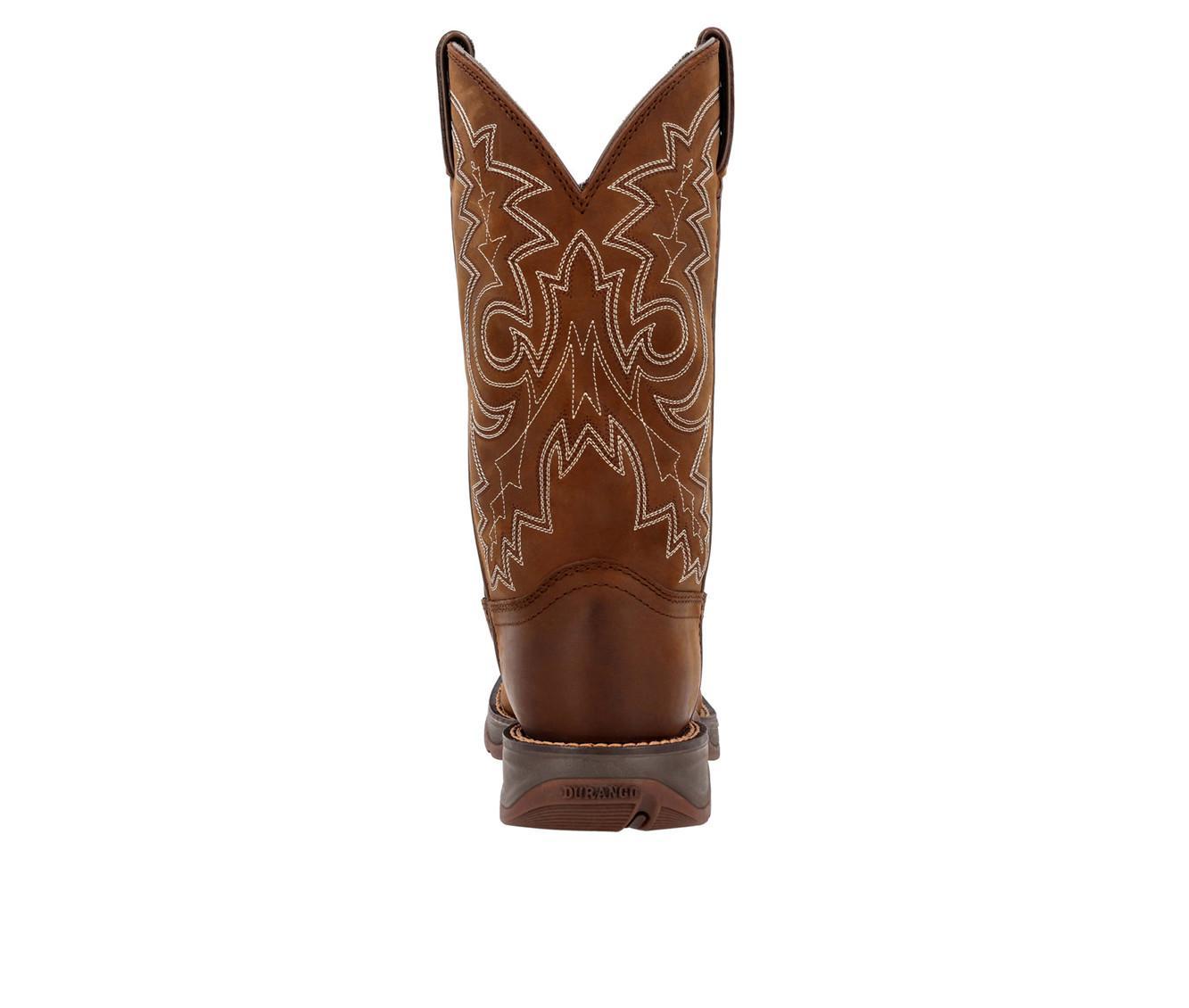 Men's Durango 12" Rebel Steel Toe Pull-On Western Work Boots Product Image