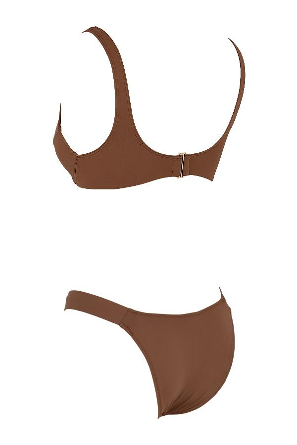 Mariposa  chocolate underwired bikini Product Image