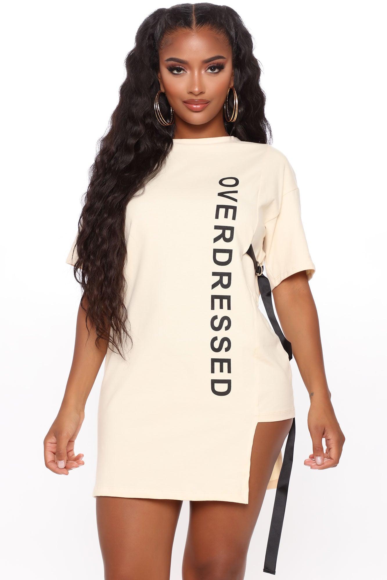 Overdressed Tunic Top - Cream/combo Product Image