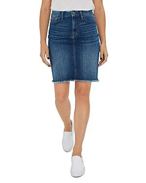 JEN7 by 7 For All Mankind Frayed Hem Pencil Skirt Product Image