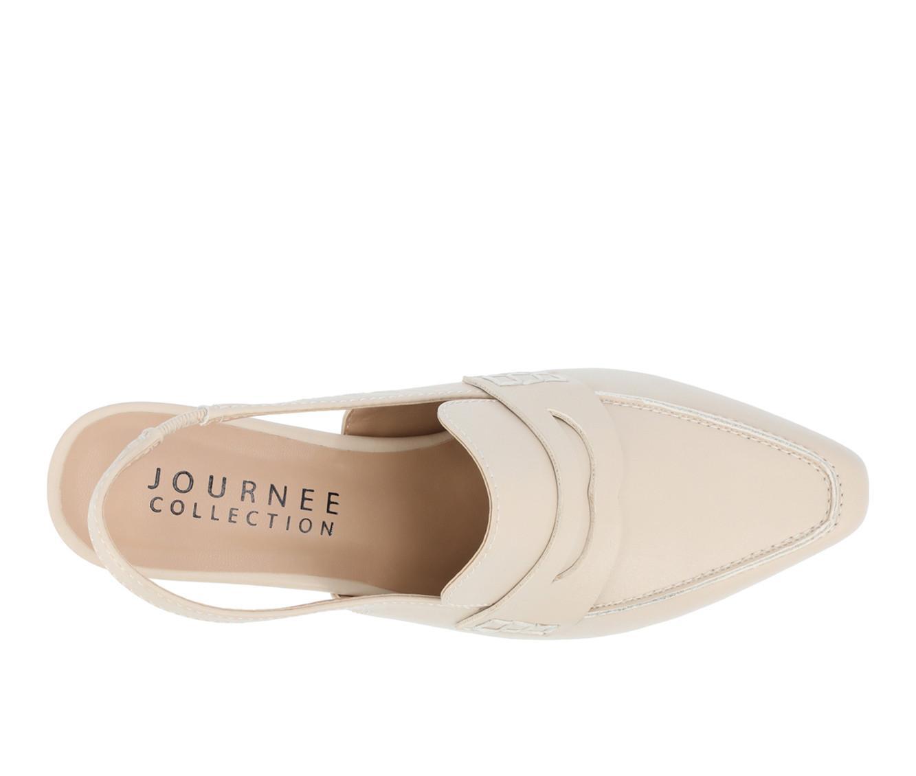 Women's Journee Collection Amory Slingback Loafer Pumps Product Image