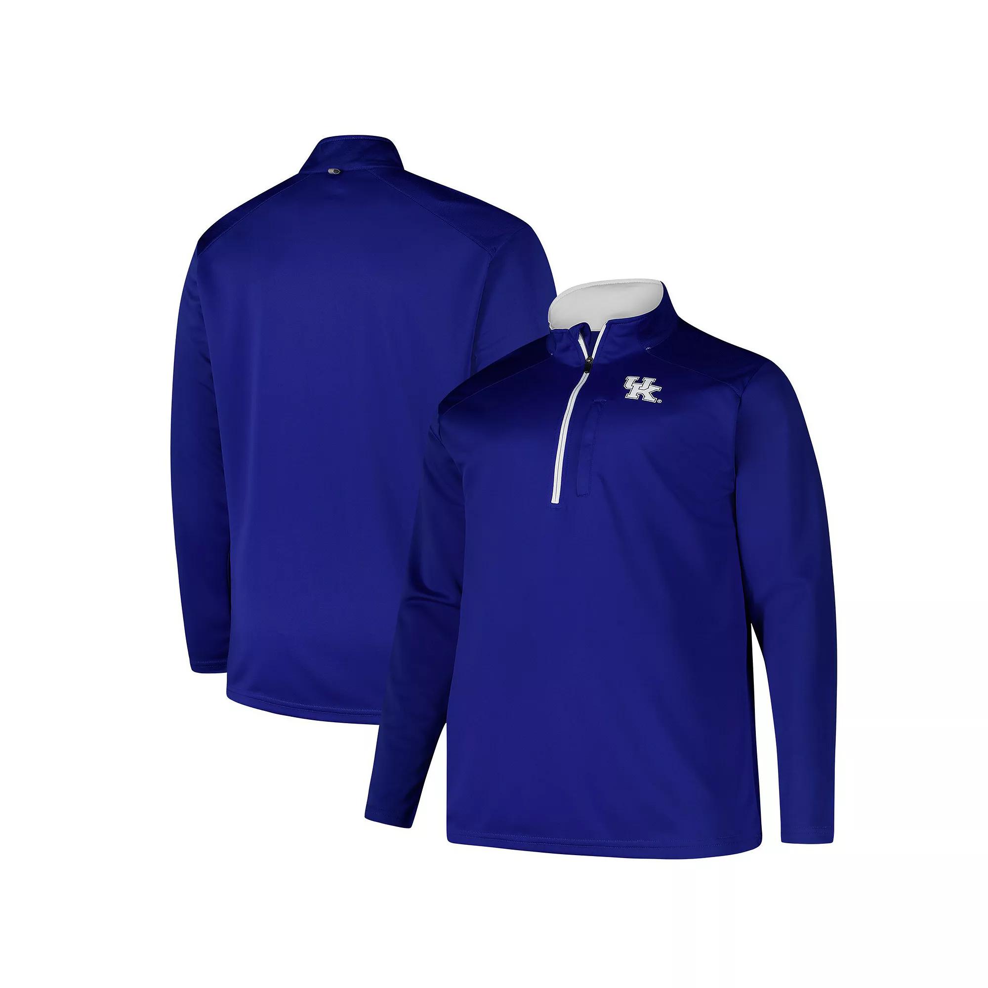Men's Fanatics Royal Kentucky Wildcats Big & Tall Defender Quarter-Zip Top,  Product Image