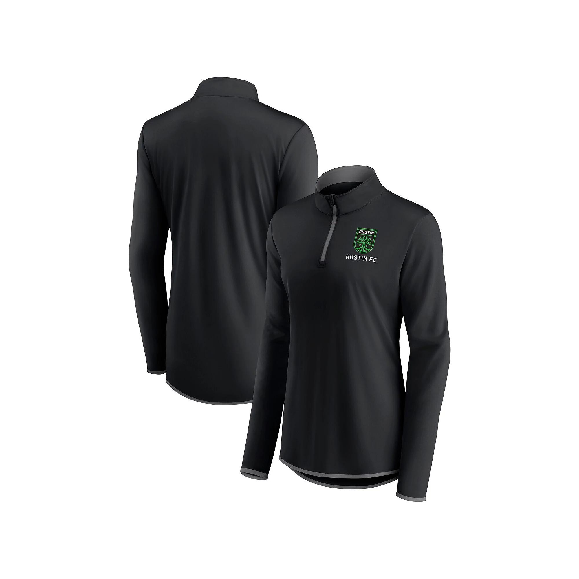 Women's Fanatics Branded Black Austin FC Worth the Drive Quarter-Zip Top, Size: Medium, Afc Black Product Image