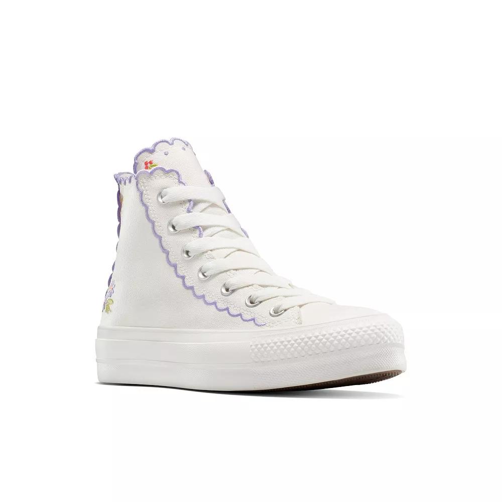Converse Chuck Taylor All Star Lift Hi Embroidered Women's Sneakers,  Product Image