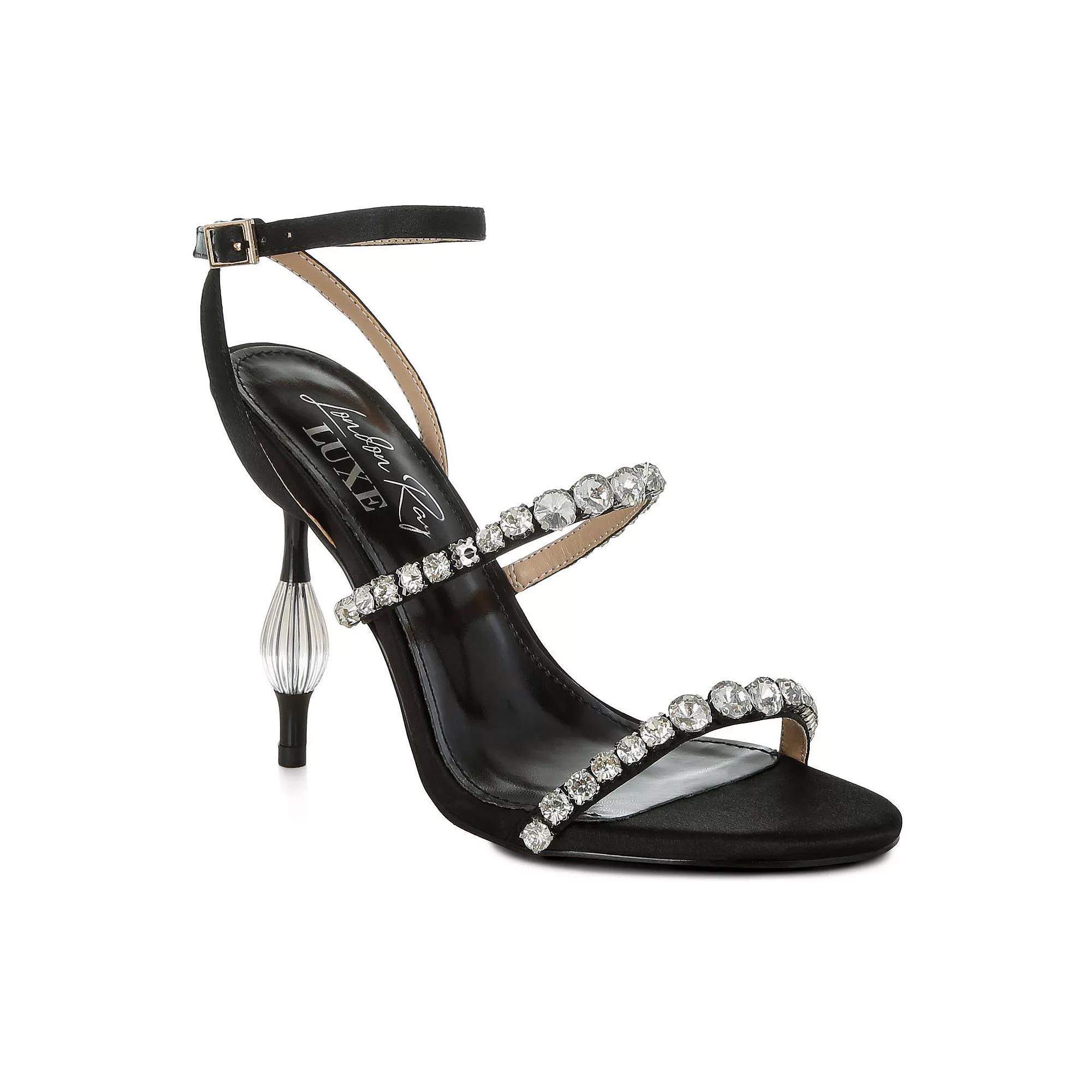 London Rag Aragon Women's Sandals, Size: 6, Black Product Image