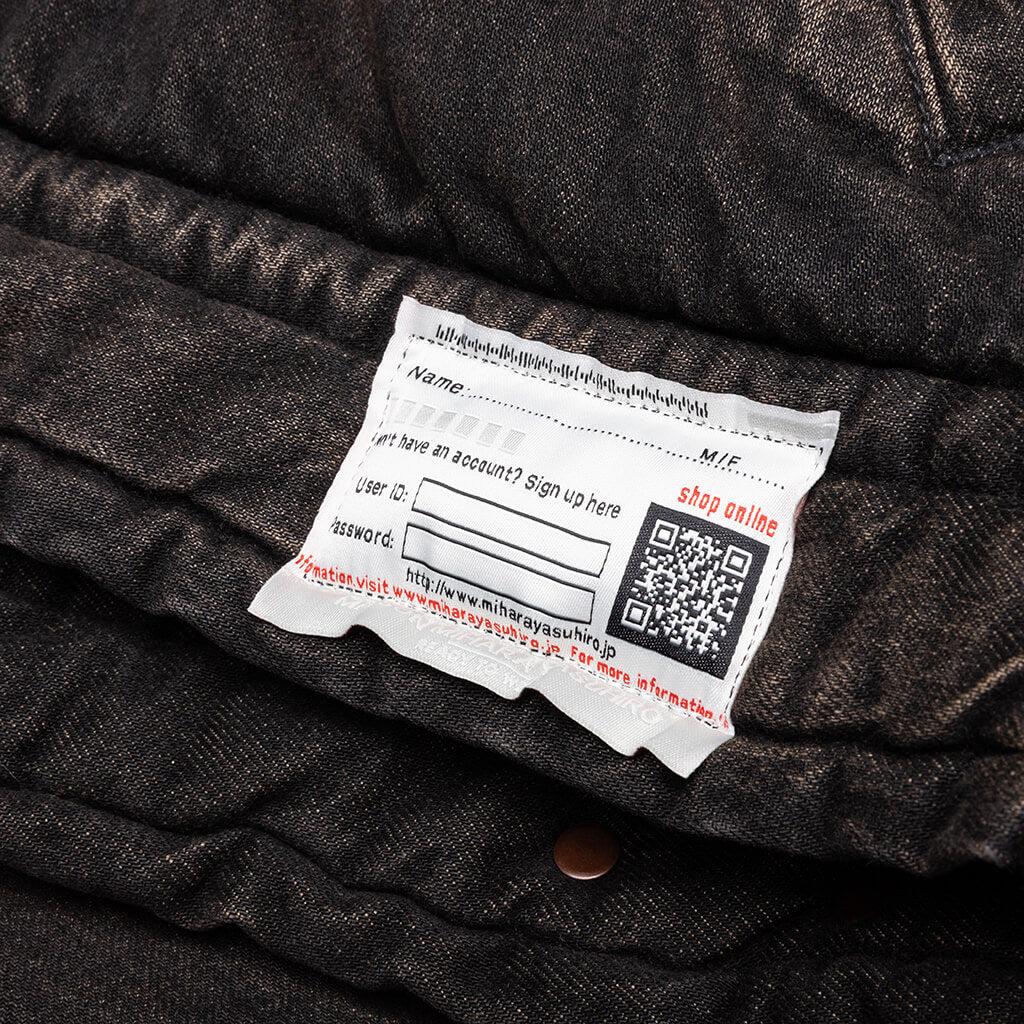 Puffer Denim Jacket - Black Male Product Image