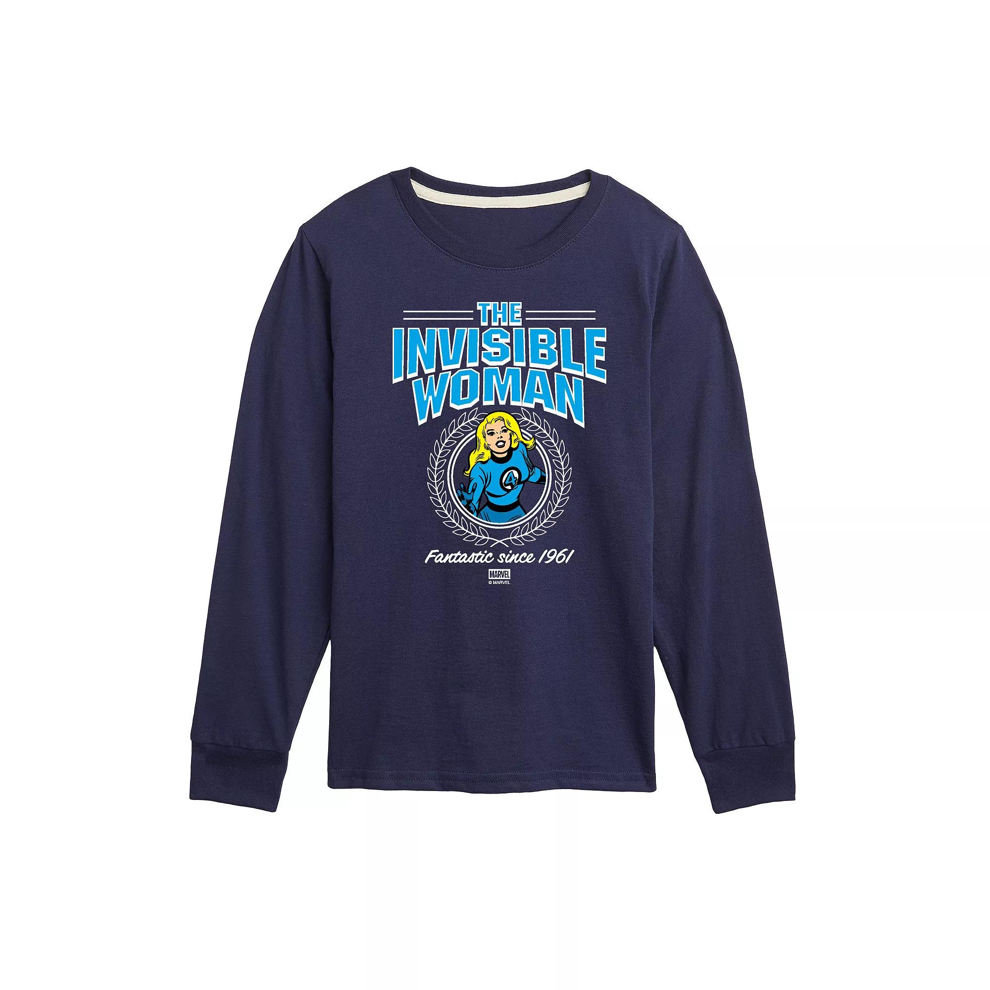 Boys 8-20 Marvel The Fantastic Four: First Steps Invisible Woman Long Sleeve Graphic Tee, Boy's,  Product Image