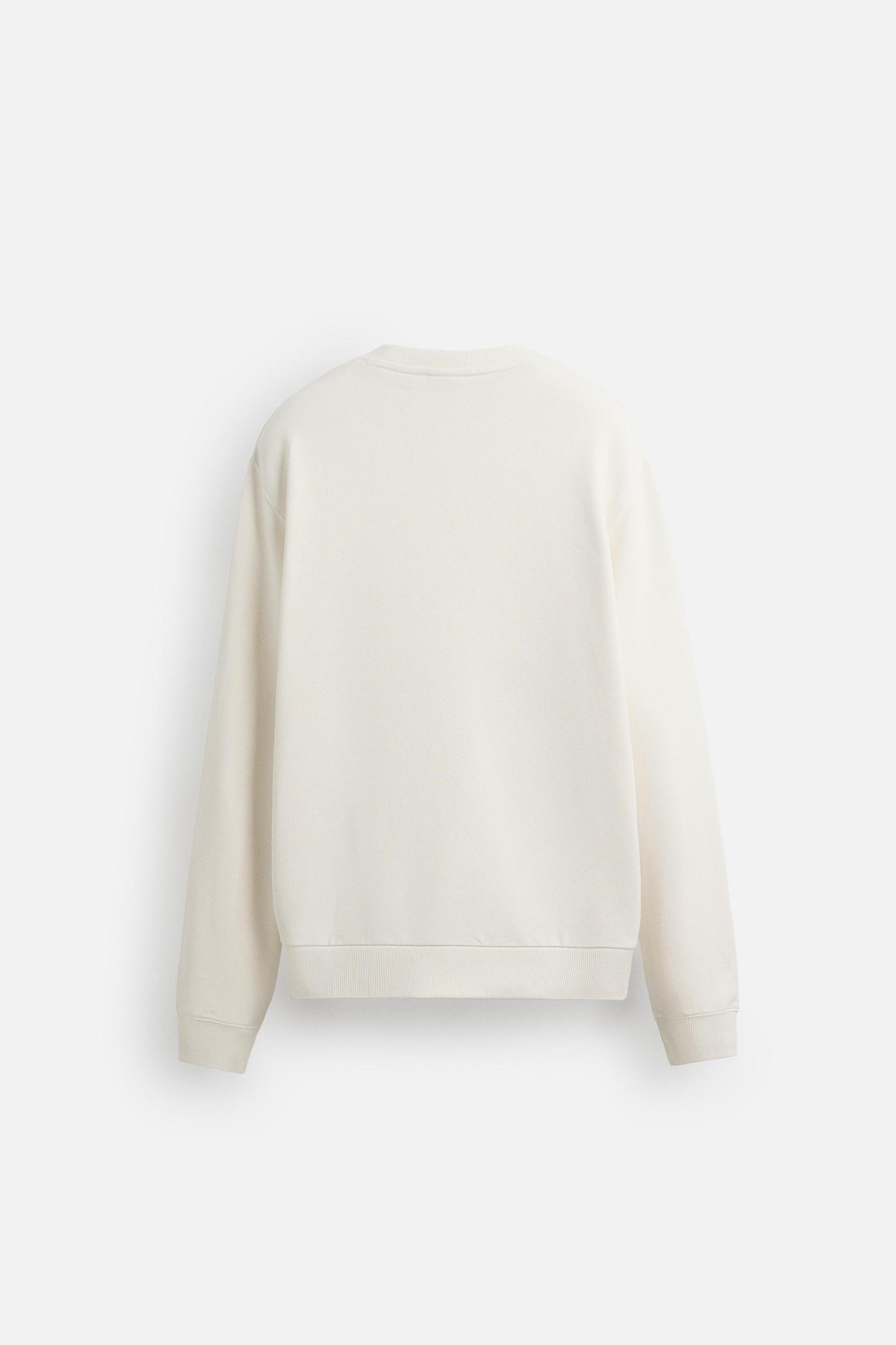 TEXTURED PATCH SWEATSHIRT Product Image