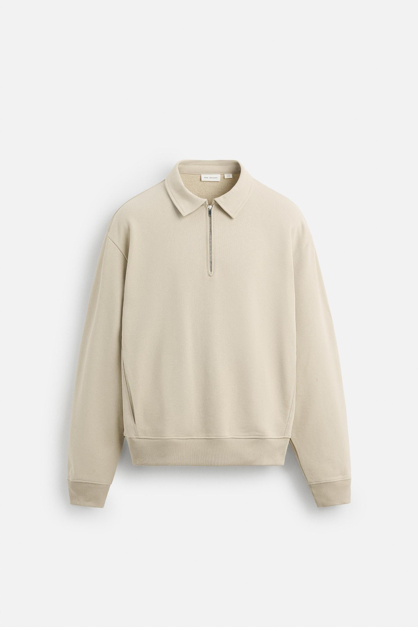 ZIP POLO SWEATSHIRT Product Image