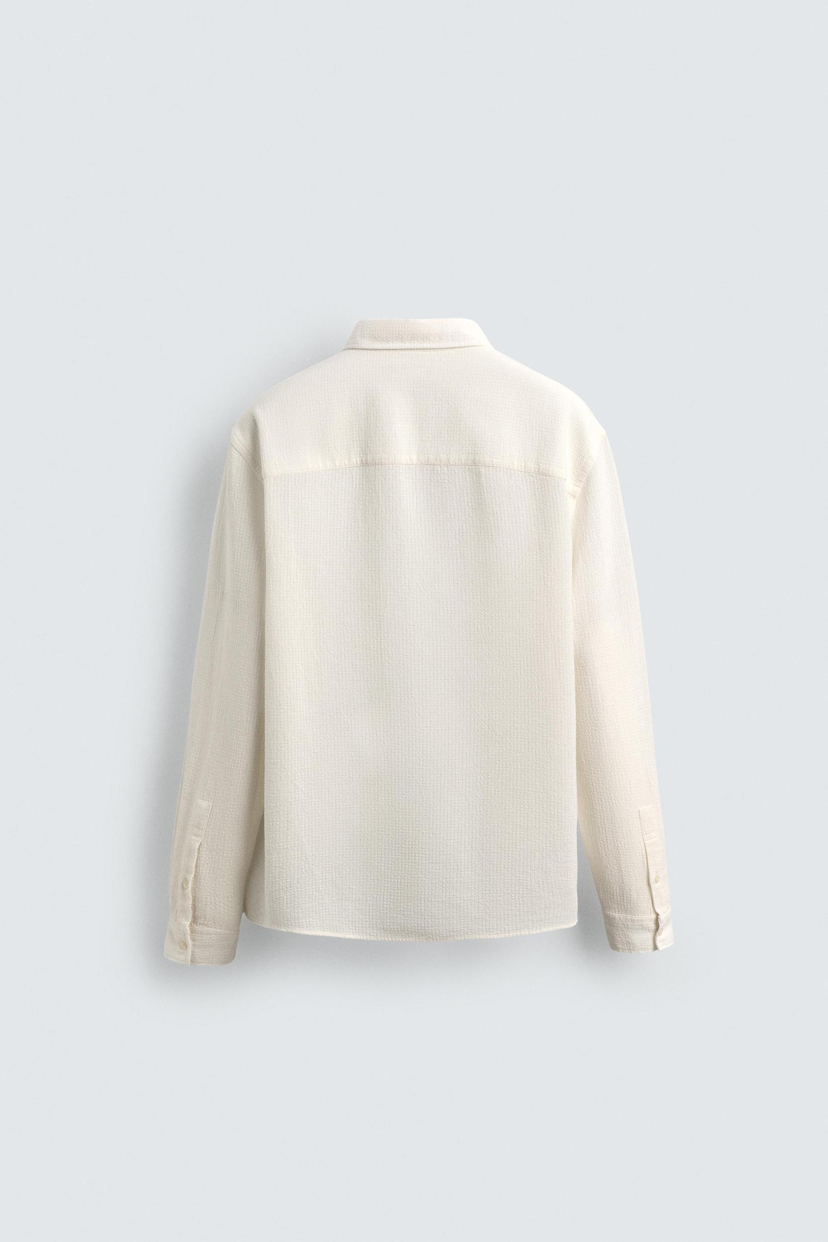 TEXTURED CHECKERED SHIRT Product Image