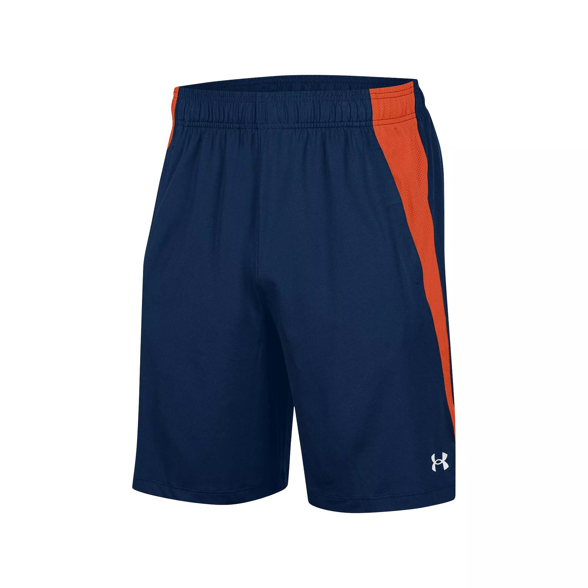 Men's Under Armour Navy Auburn Tigers Tech Vent Shorts,  Product Image