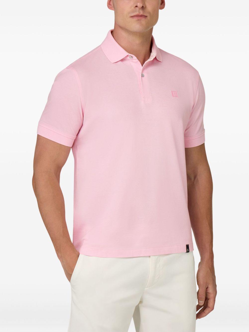 logo-detail piqué polo shirt Product Image