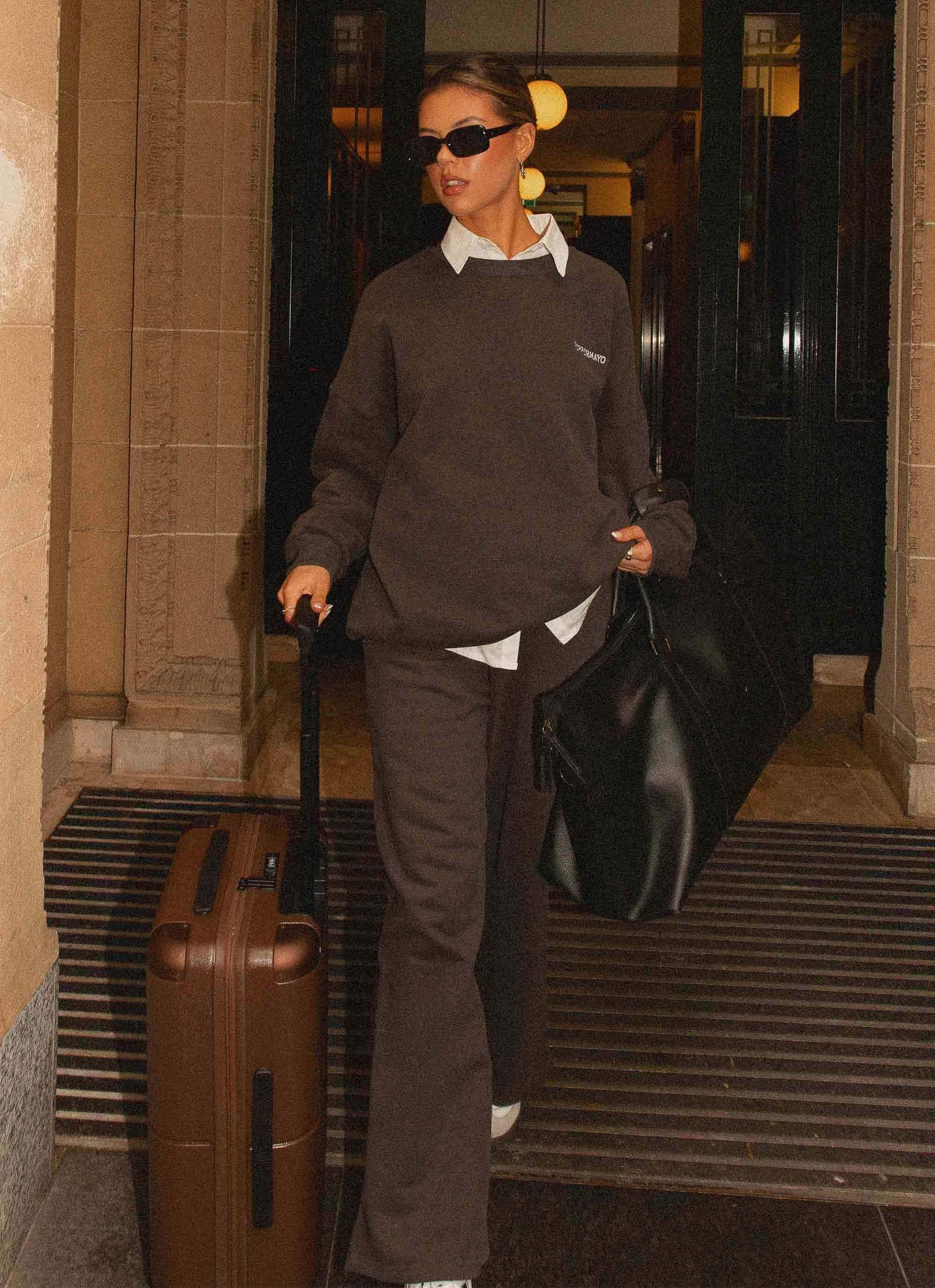 Signature Oversized Sweatshirt - Charcoal Product Image