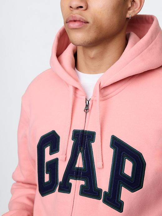 VintageSoft Arch Logo Full-Zip Hoodie Product Image
