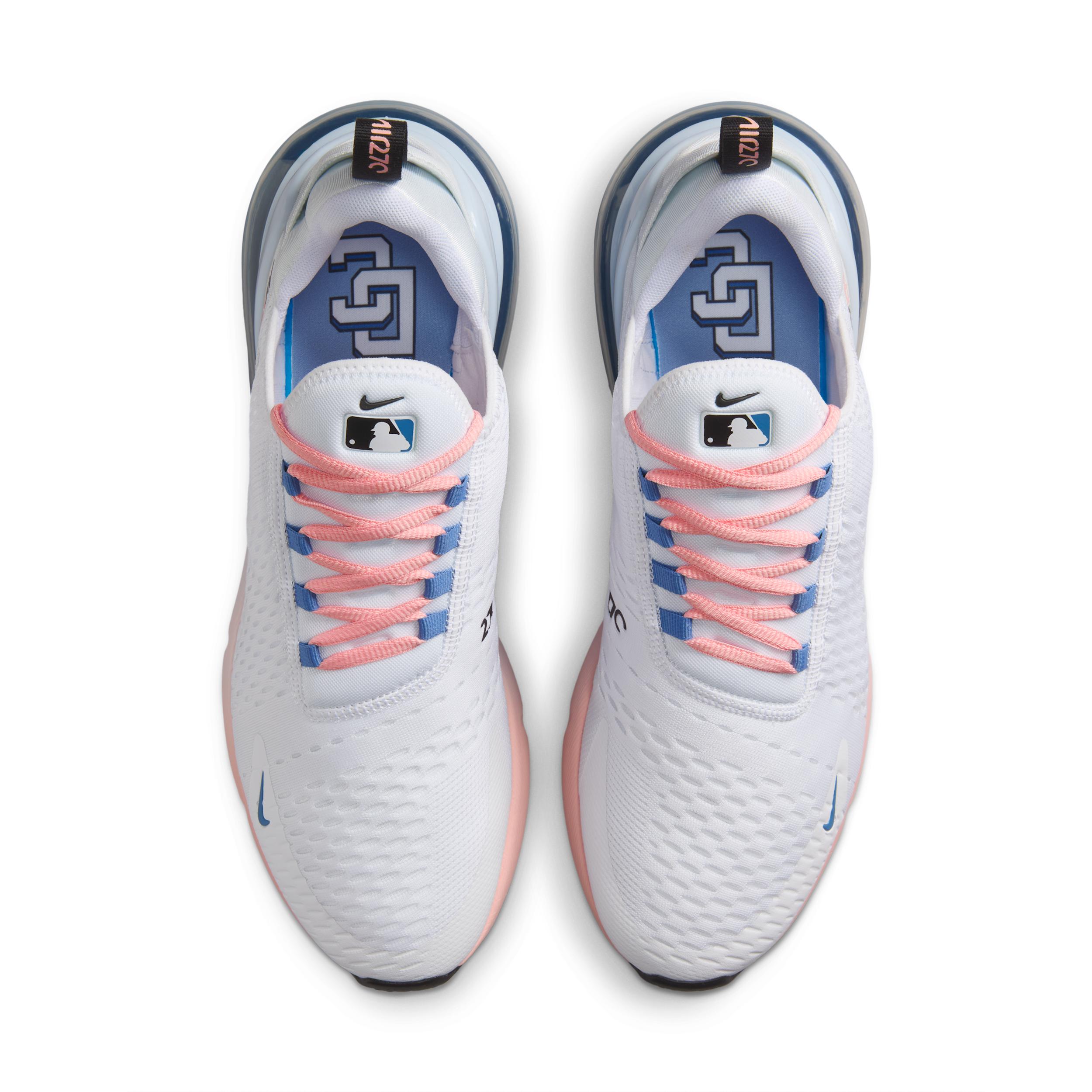 Washington Nationals Nike Mens Air Max 270 Shoes | HQ8002-100 Product Image