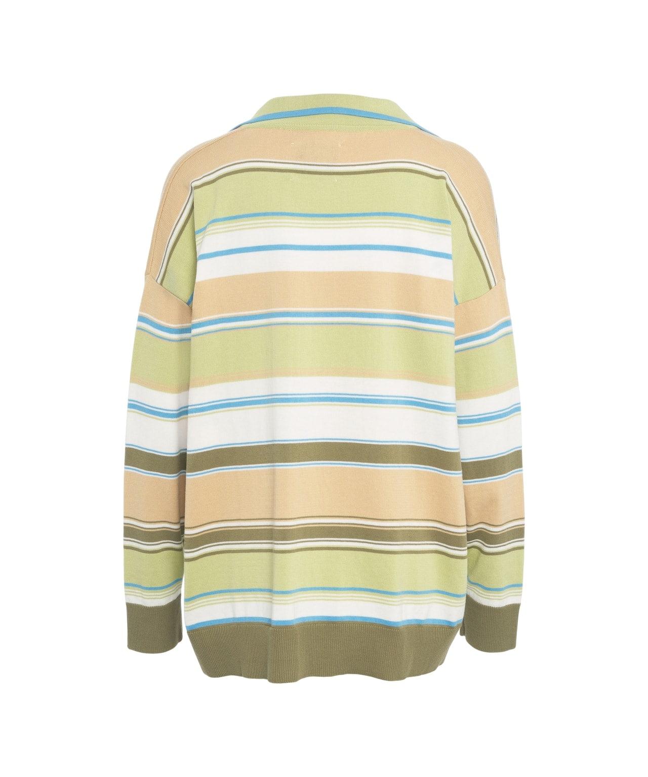 Striped knit sweater Product Image