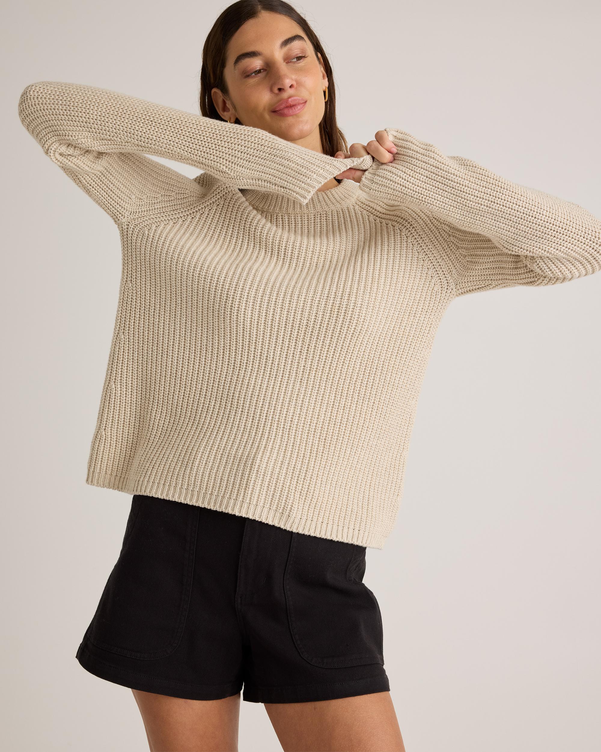 Quince | Women's Organic Stretch Cotton Twill Utility Shorts Organic Cotton Product Image