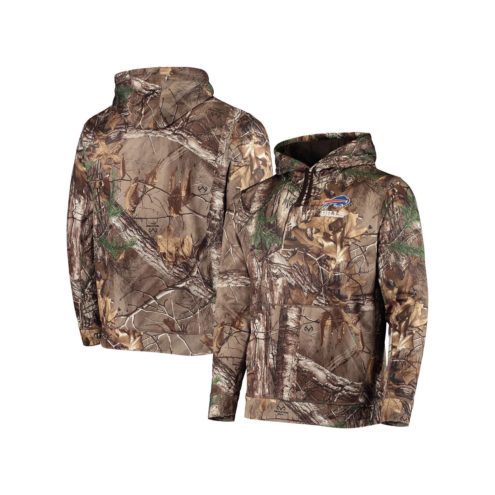 Men's Dunbrooke Realtree Camo Buffalo Bills Circle Champion Tech Fleece Pullover Hoodie,  Product Image