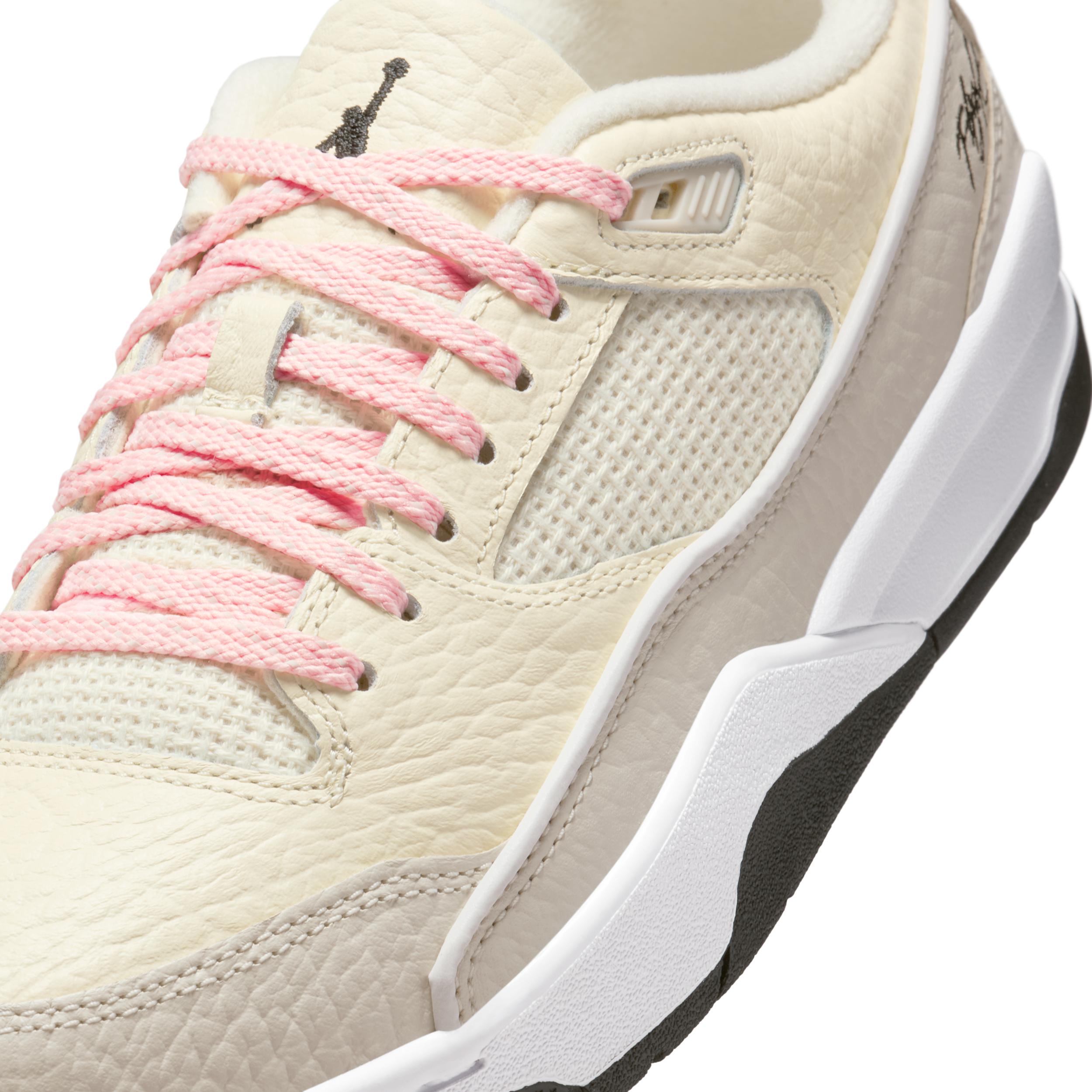Jordan Womens Flight Court Casual Shoes in Coconut Milk/Light Orewood Brown/Sail Product Image