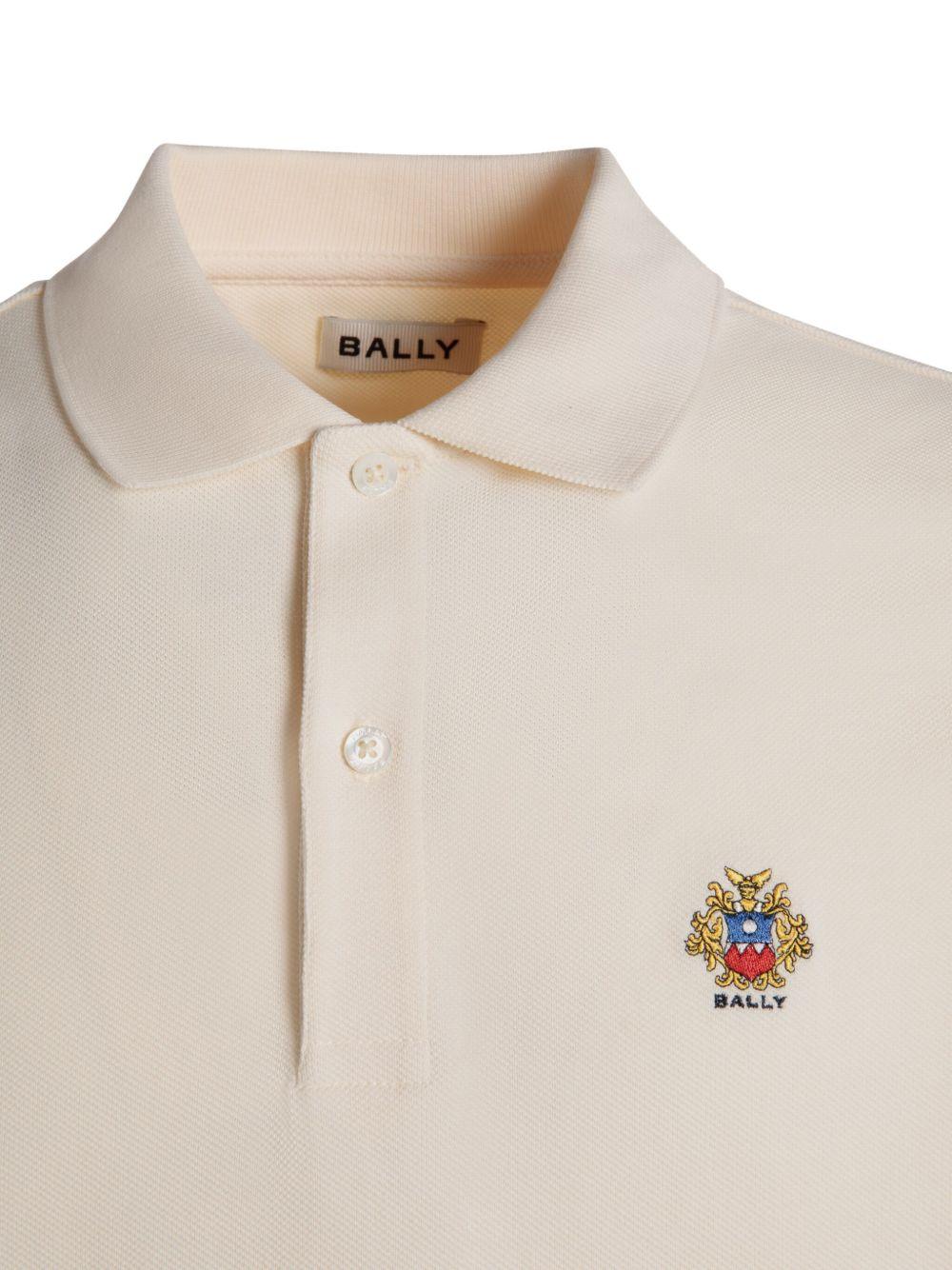 logo-embroidered organic cotton polo shirt Product Image