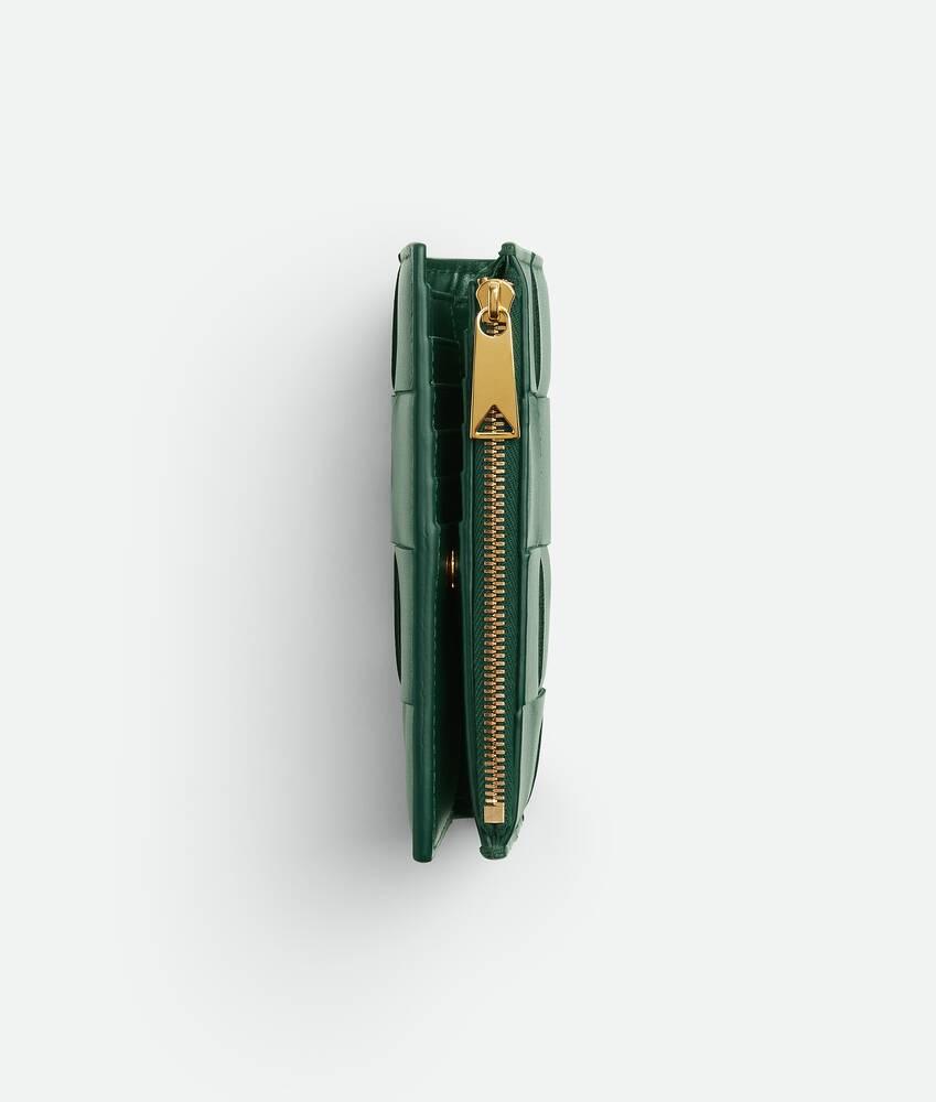 Women's Cassette Medium Bi-Fold Wallet in Emerald green Product Image