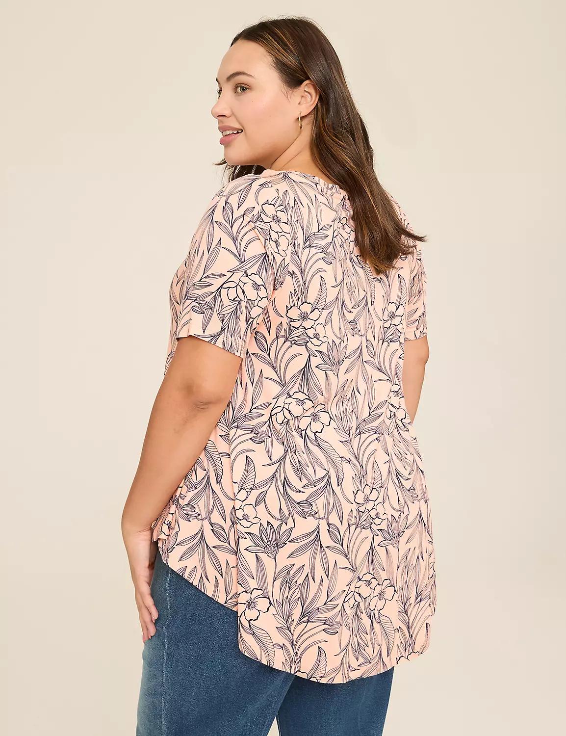 Max Swing Perfect Sleeve Boatneck Tee Product Image