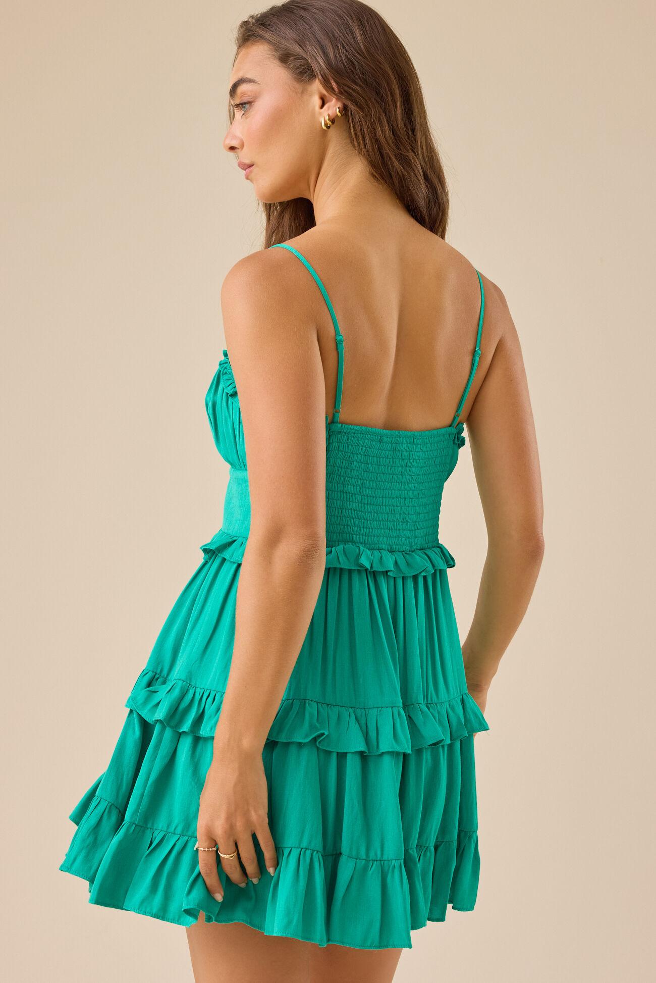 Christiana Tiered Mini Dress Product Image