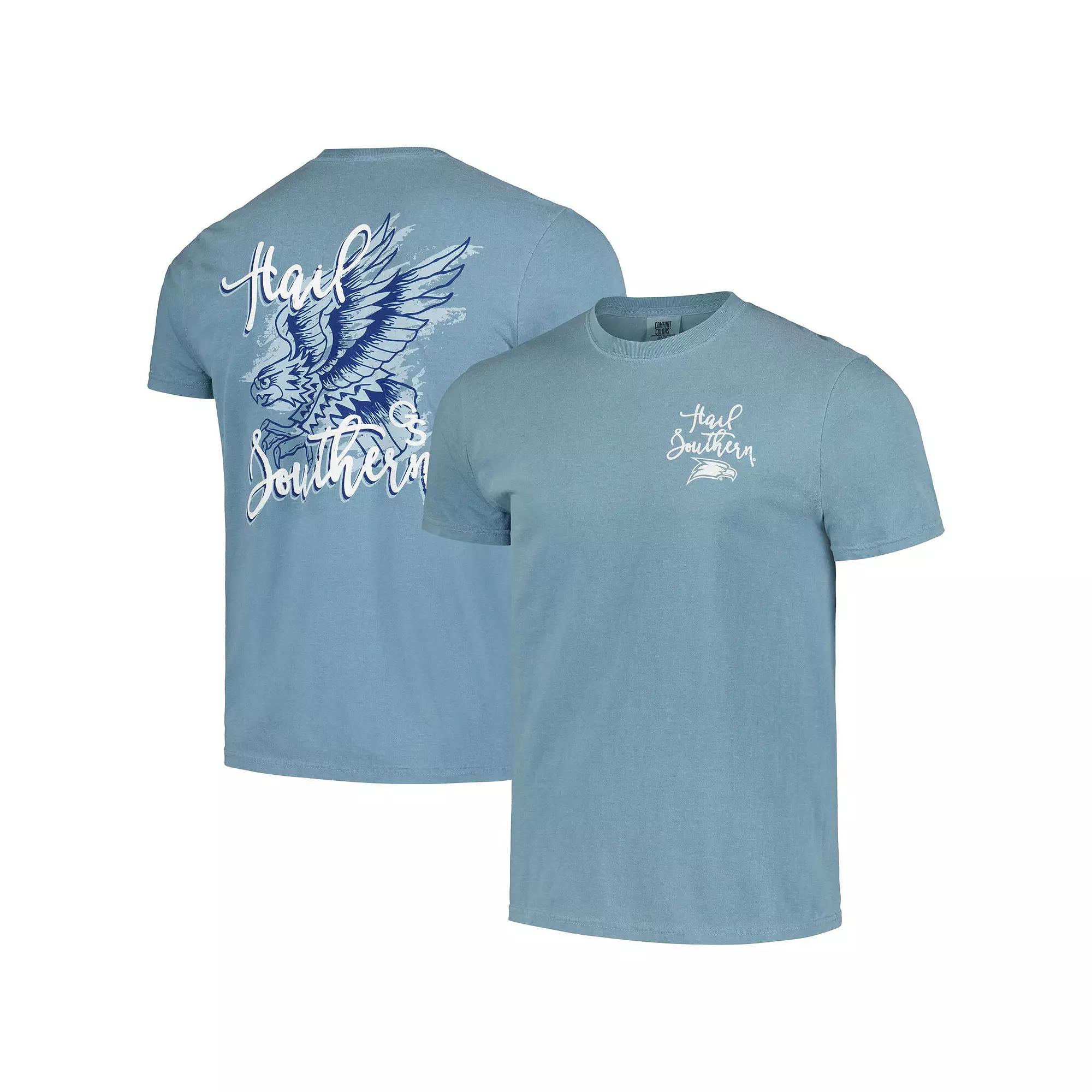 Men's Blue Georgia Southern Eagles Hyperlocal Comfort Colors T-Shirt,  Product Image