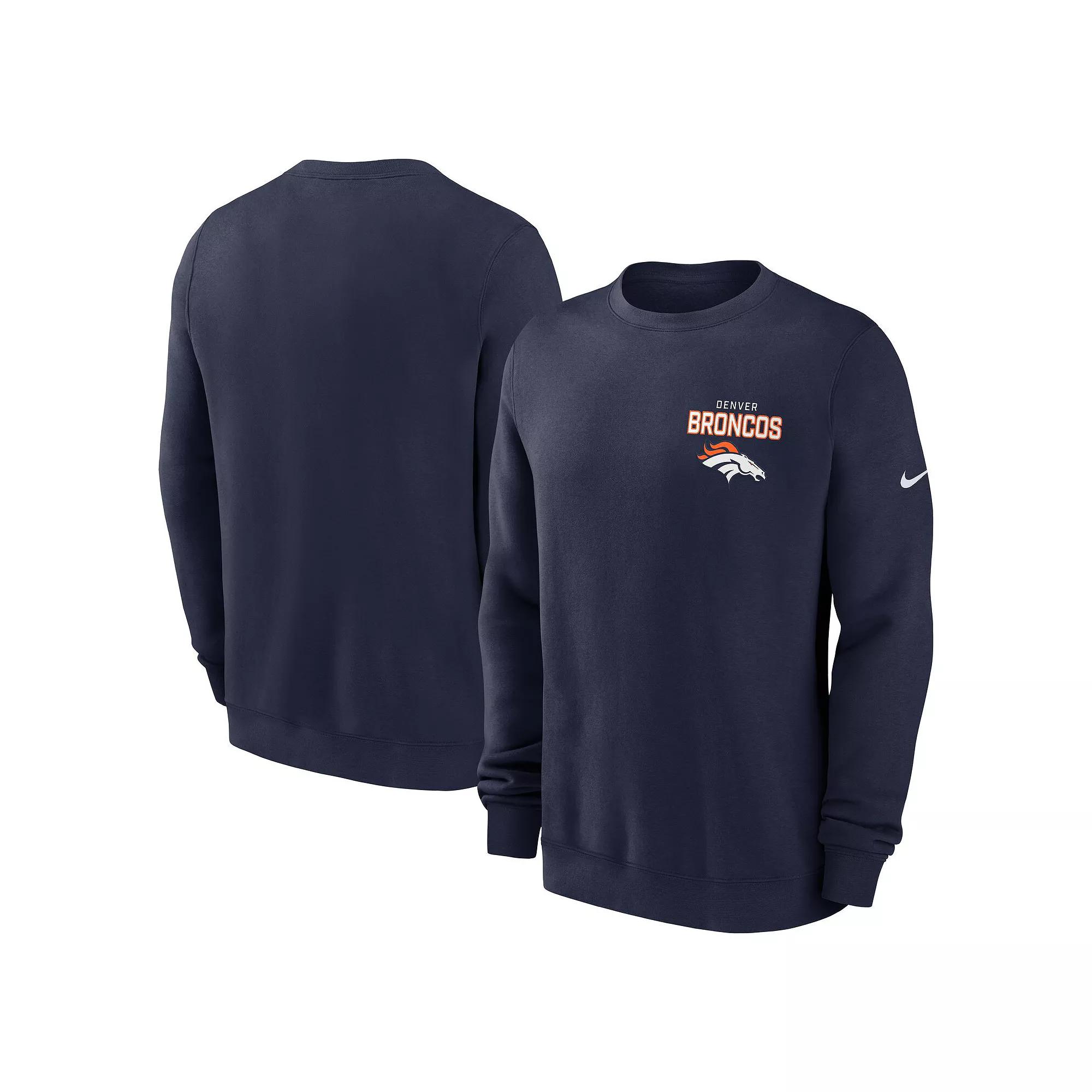 Men's Nike Anthracite Dallas Cowboys Primetime Club Fleece Pullover Sweatshirt,  Product Image