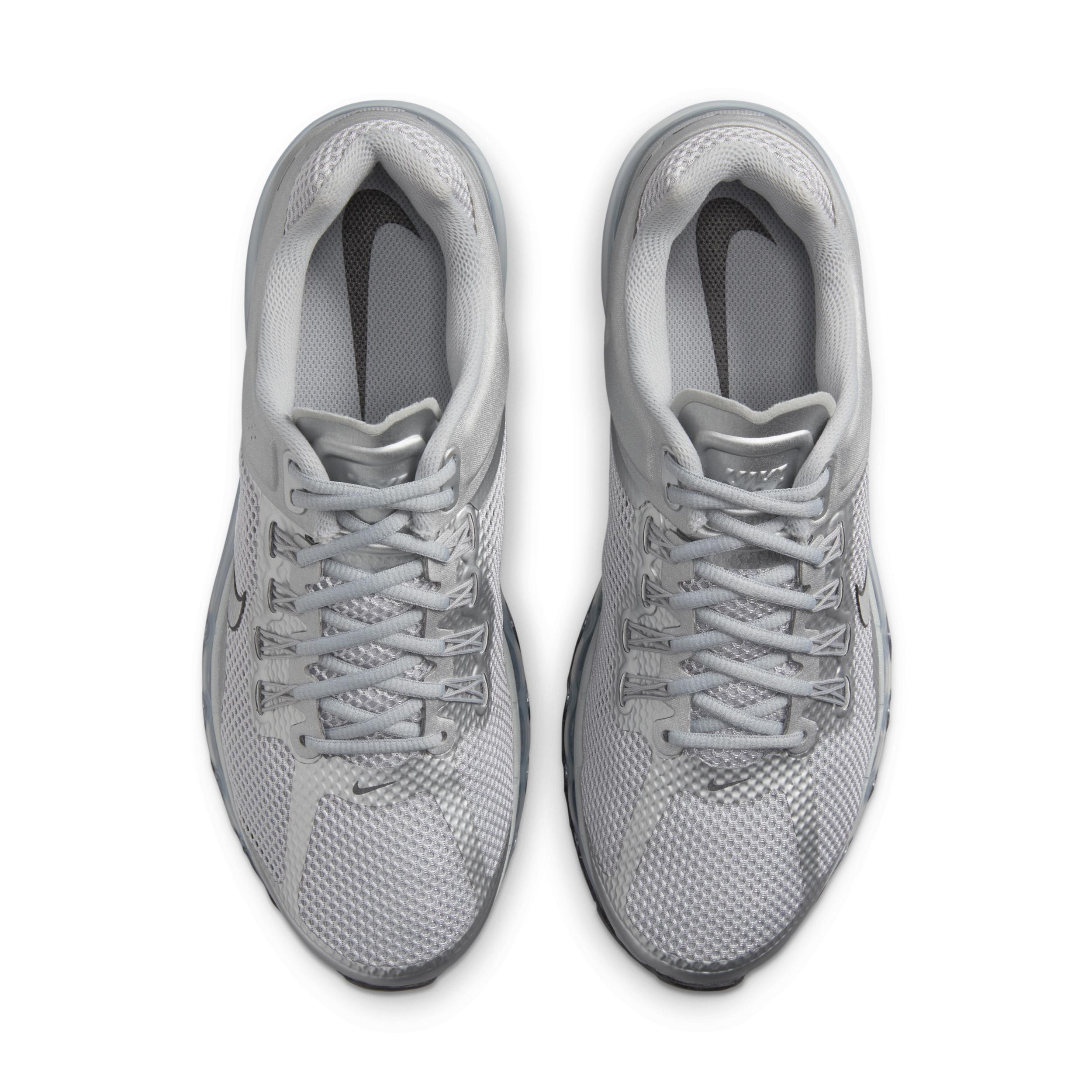 Nike Mens Nike Air Max 2013 - Mens Running Shoes Metallic Silver/Metallic Silver/Black Product Image
