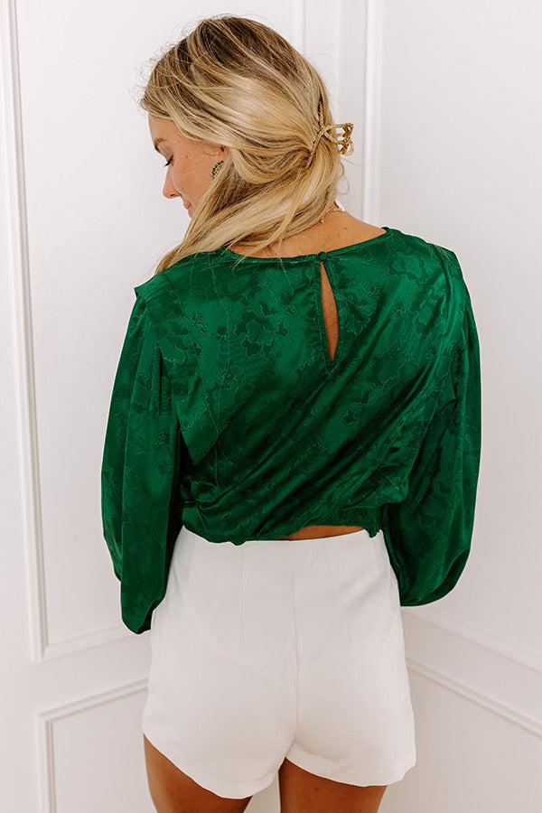 Pair With A Smile Satin Top Product Image