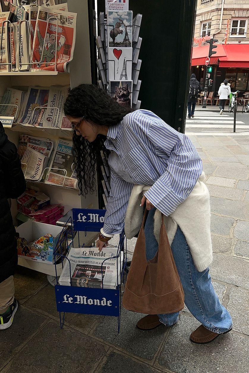 Suede Tote Bag Product Image