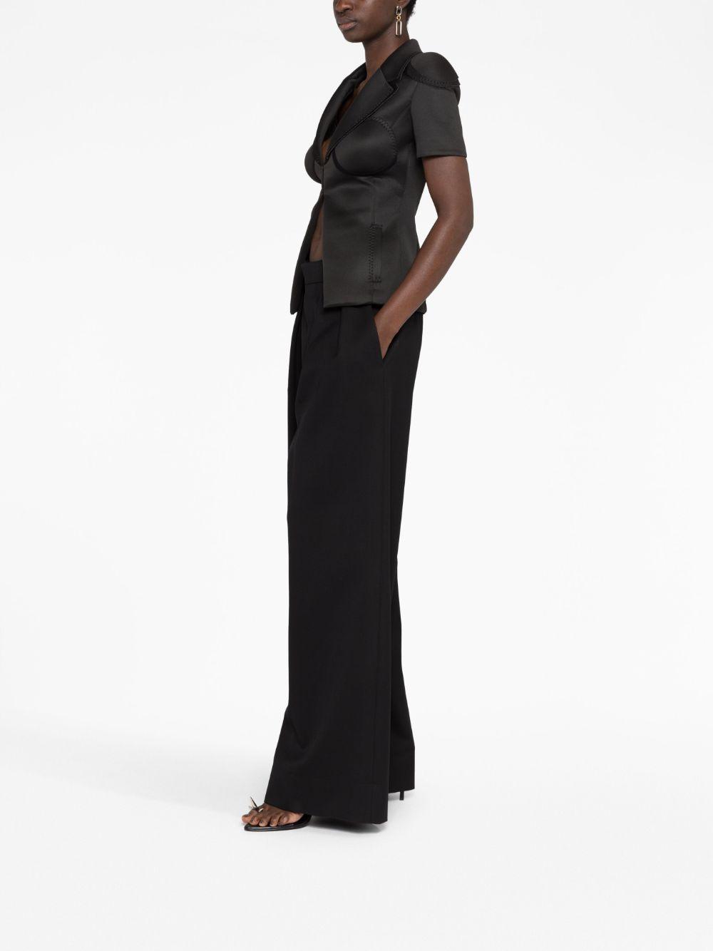 Cup short-sleeve padded blazer Product Image