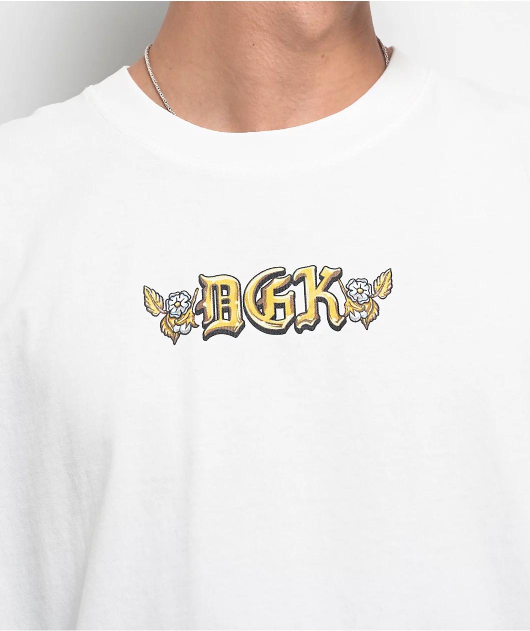 DGK Protect Us Heavyweight White T-Shirt Product Image