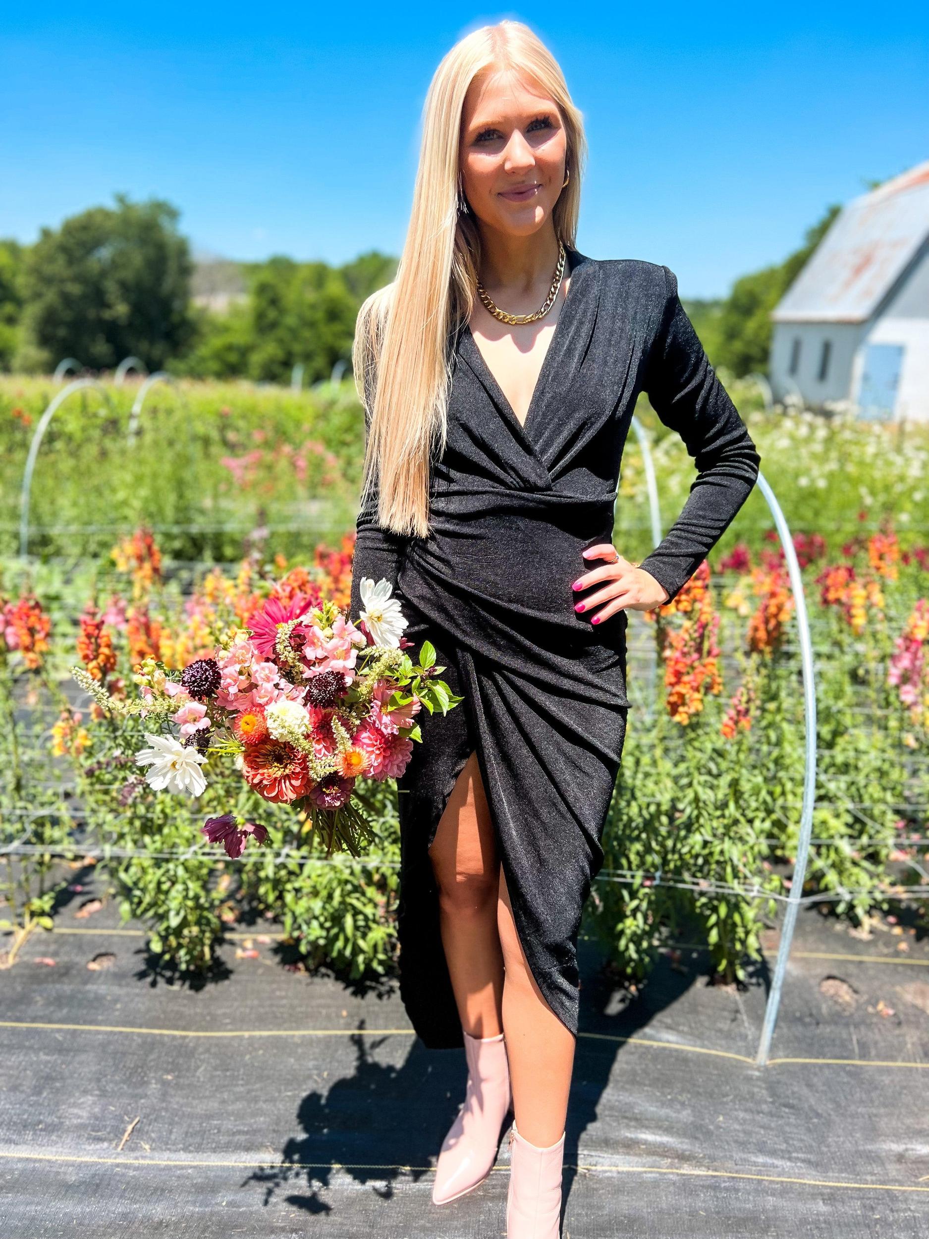 Slinky Slink Asymmetrical Dress Product Image