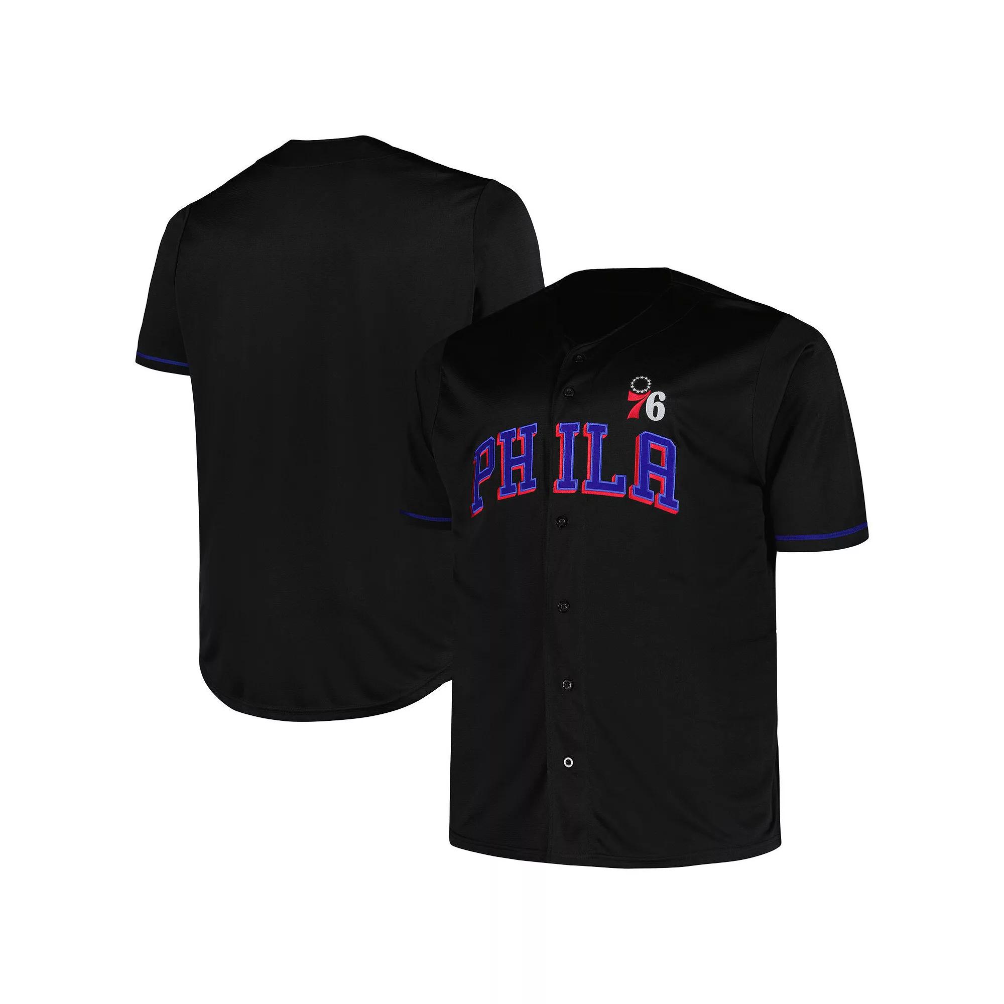 Men's Profile Black Philadelphia 76ers Big & Tall Pop Jersey,  Product Image