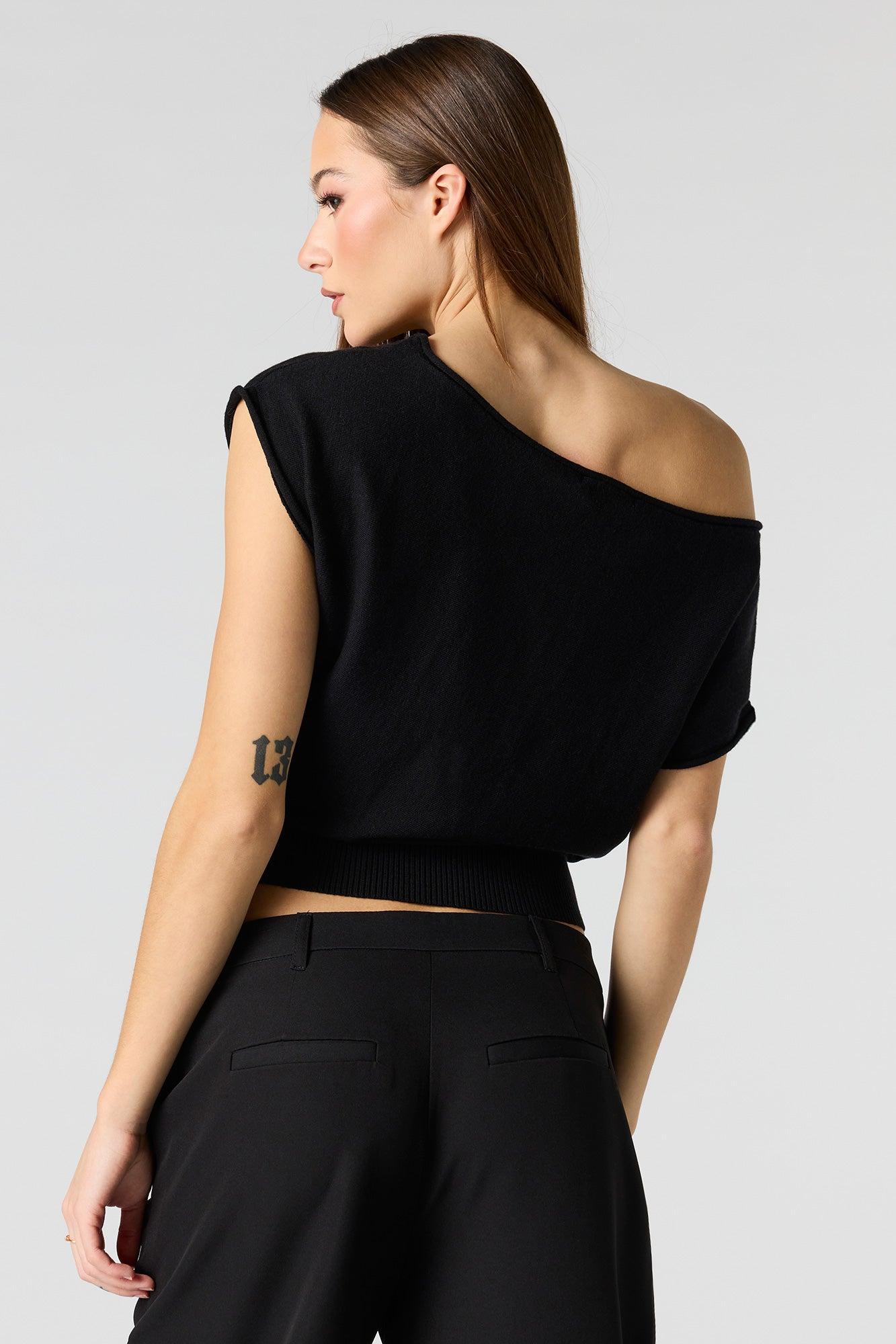 Dolman Short Sleeve Knit Top Female Product Image